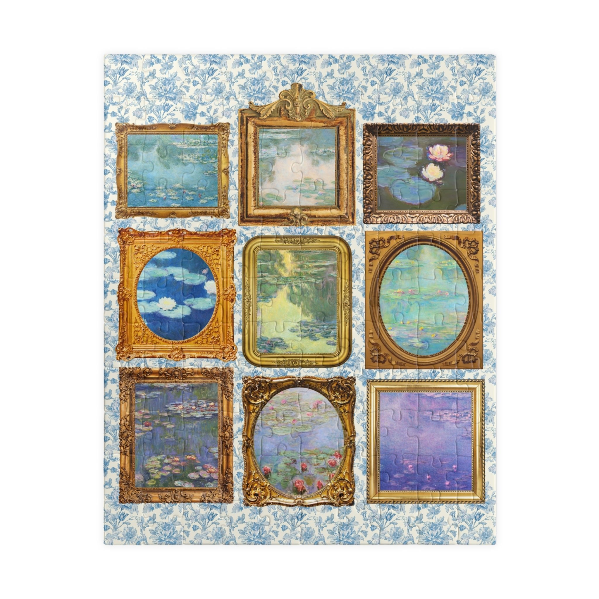 Claude Monet Water Lilies Art History Puzzle - Opal and June