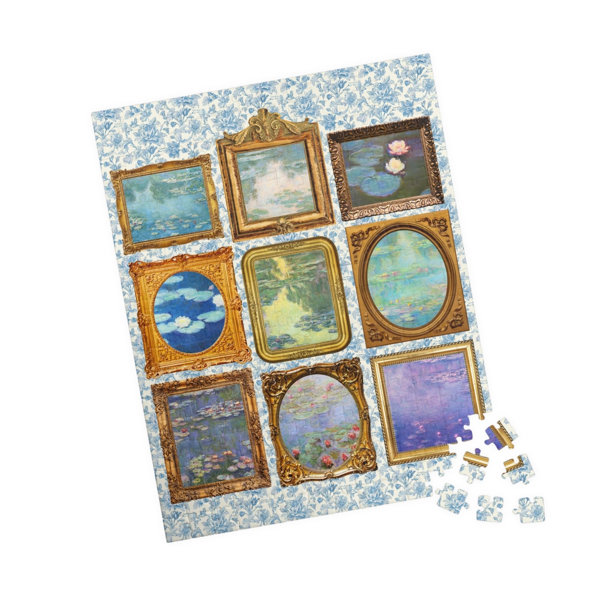 Claude Monet Water Lilies Art History Puzzle - Opal and June