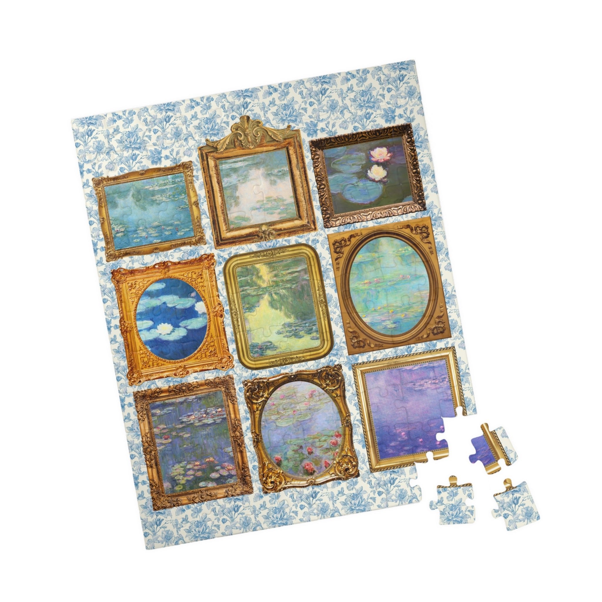 Claude Monet Water Lilies Art History Puzzle - Opal and June