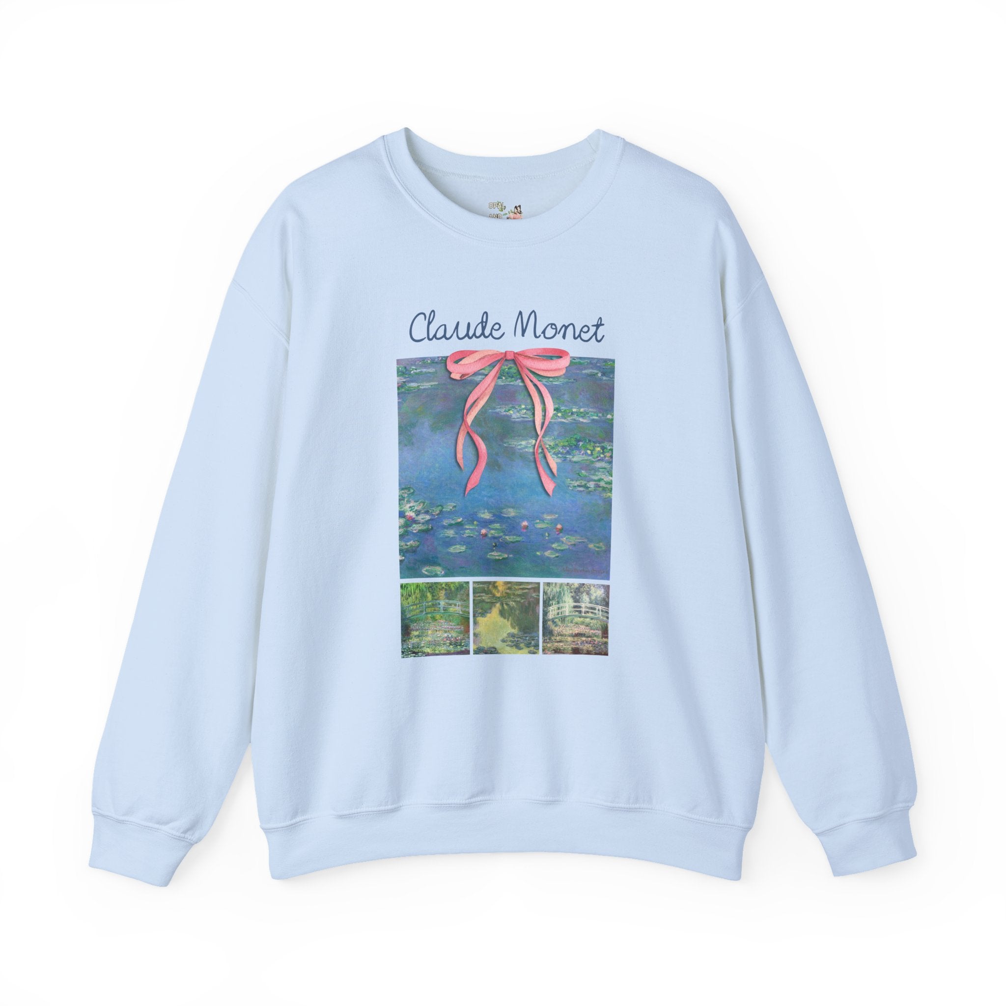 Claude Monet Water Lillies Sweatshirt - Opal and June