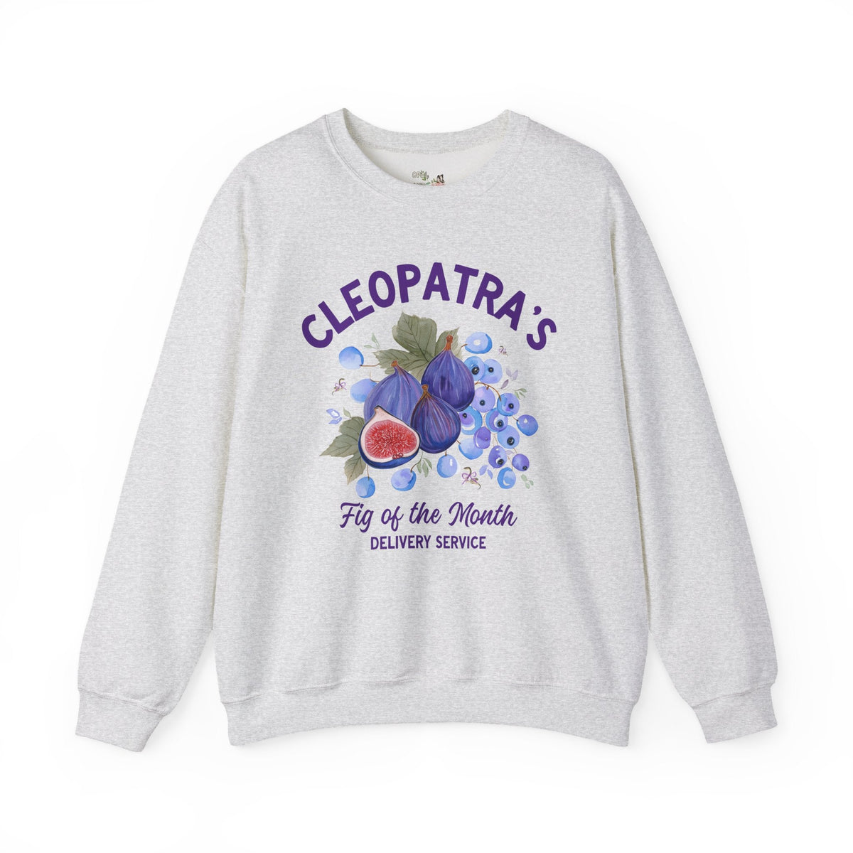 Cleopatra's Fig Delivery Sweatshirt: Ancient Egyptian Roman History Crewneck with Historian, Royal History Buff Shirt - Opal and June