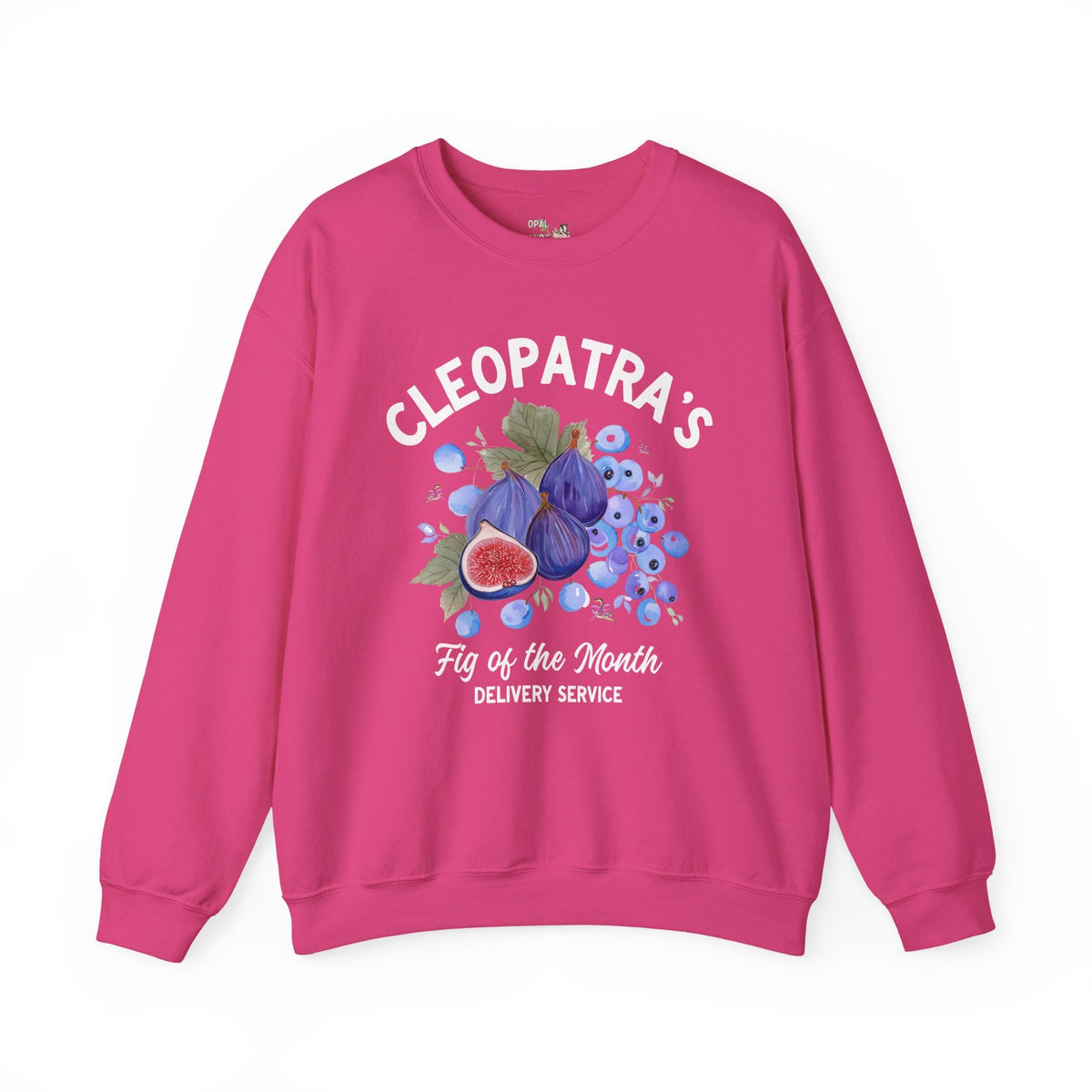 Cleopatra's Fig Delivery Sweatshirt: Ancient Egyptian Roman History Crewneck with Historian, Royal History Buff Shirt - Opal and June