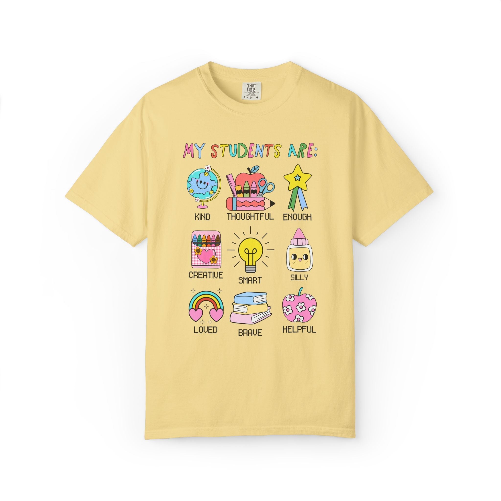 Colorful and Nostalgic Elementary Teacher Tee Shirt, School Principal T-Shirt, Graduation Gift for Early Childhood Education Major - Opal and June