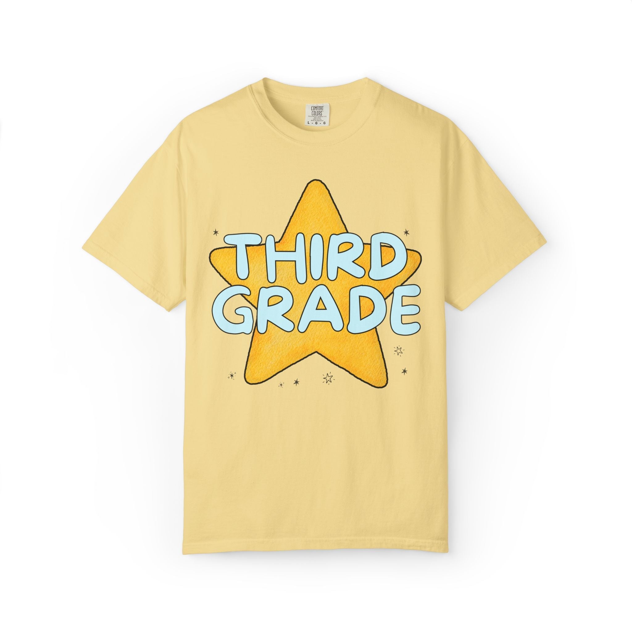 Colorful Back to School Matching Teacher Tee Shirts for Elementary School Grades Kindergarten through Fifth Grade, Cute Retro Aesthetic Tee - Opal and June