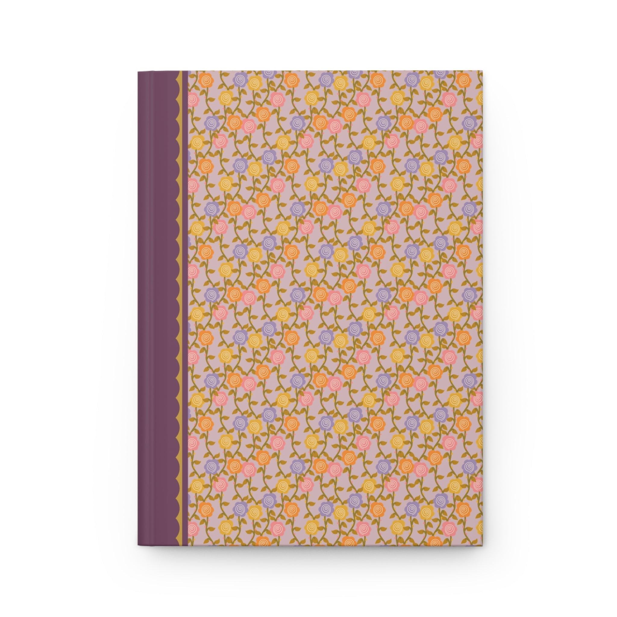 Colorful Boho Wildflower Notebook with Vintage Wildflower Aesthetic: Sweet Cottagecore Journal with Lined Pages, Cute Birthday Gift - Opal and June