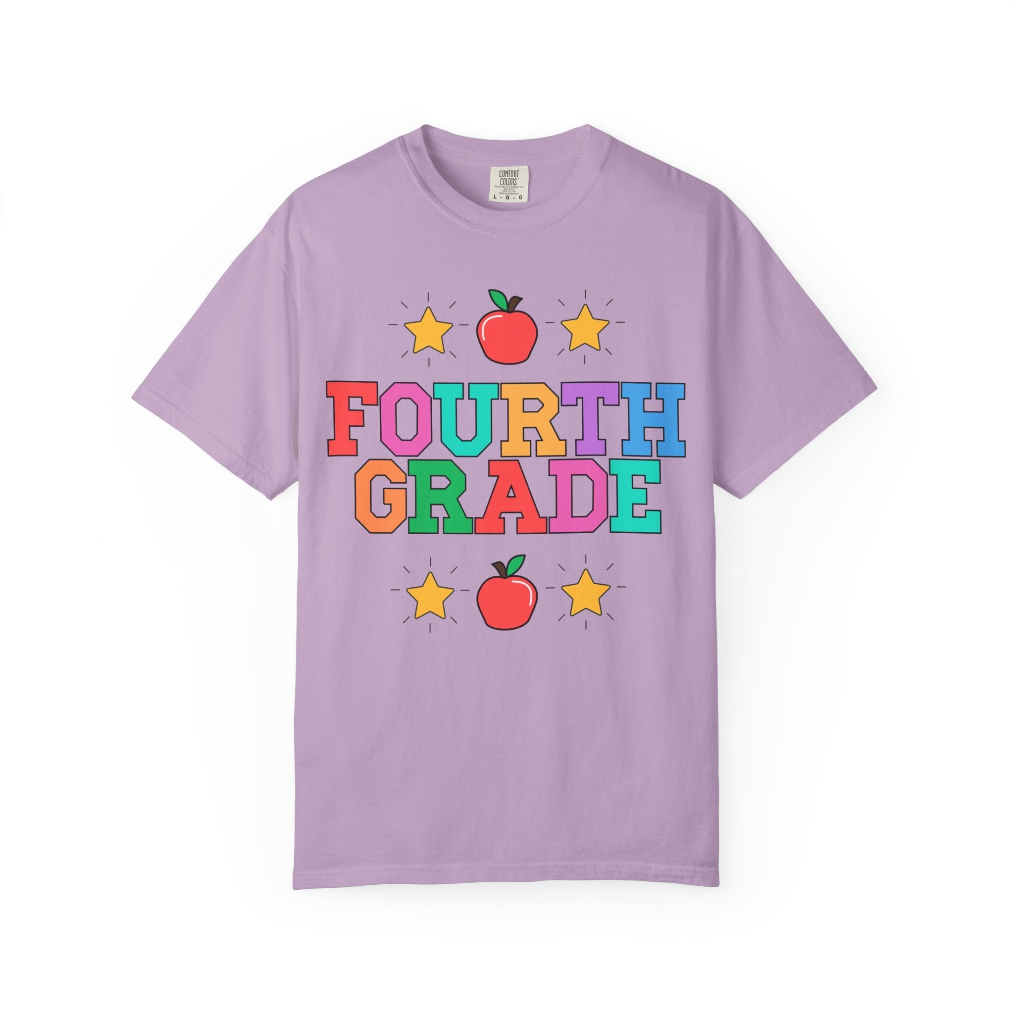 Colorful Fourth Grade Teacher Tee - Opal and June
