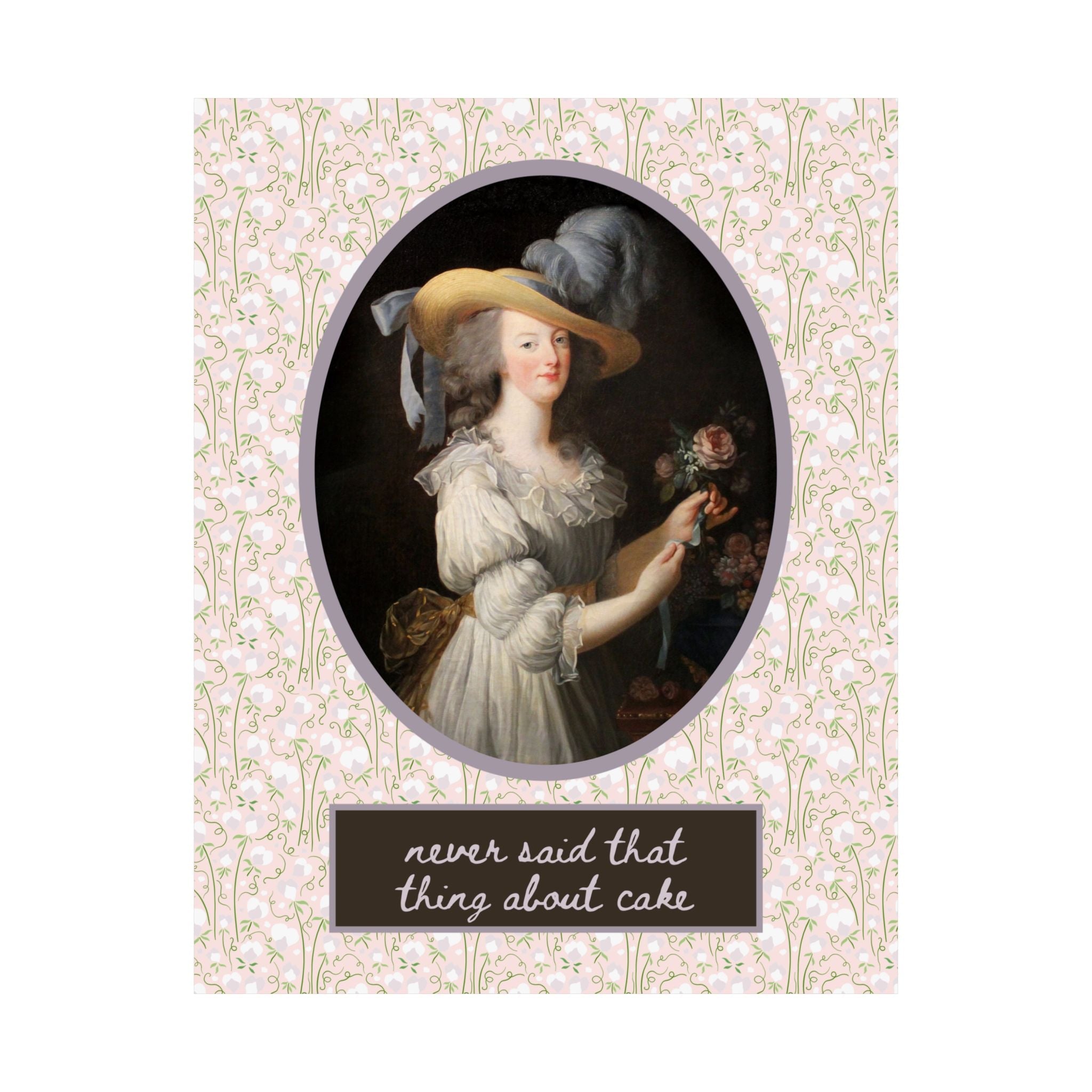 Colorful French History Art Poster for Humanities Major or Royal History Buff: Marie Antoinette, Famous Queens, Boho Historic Art Print - Opal and June