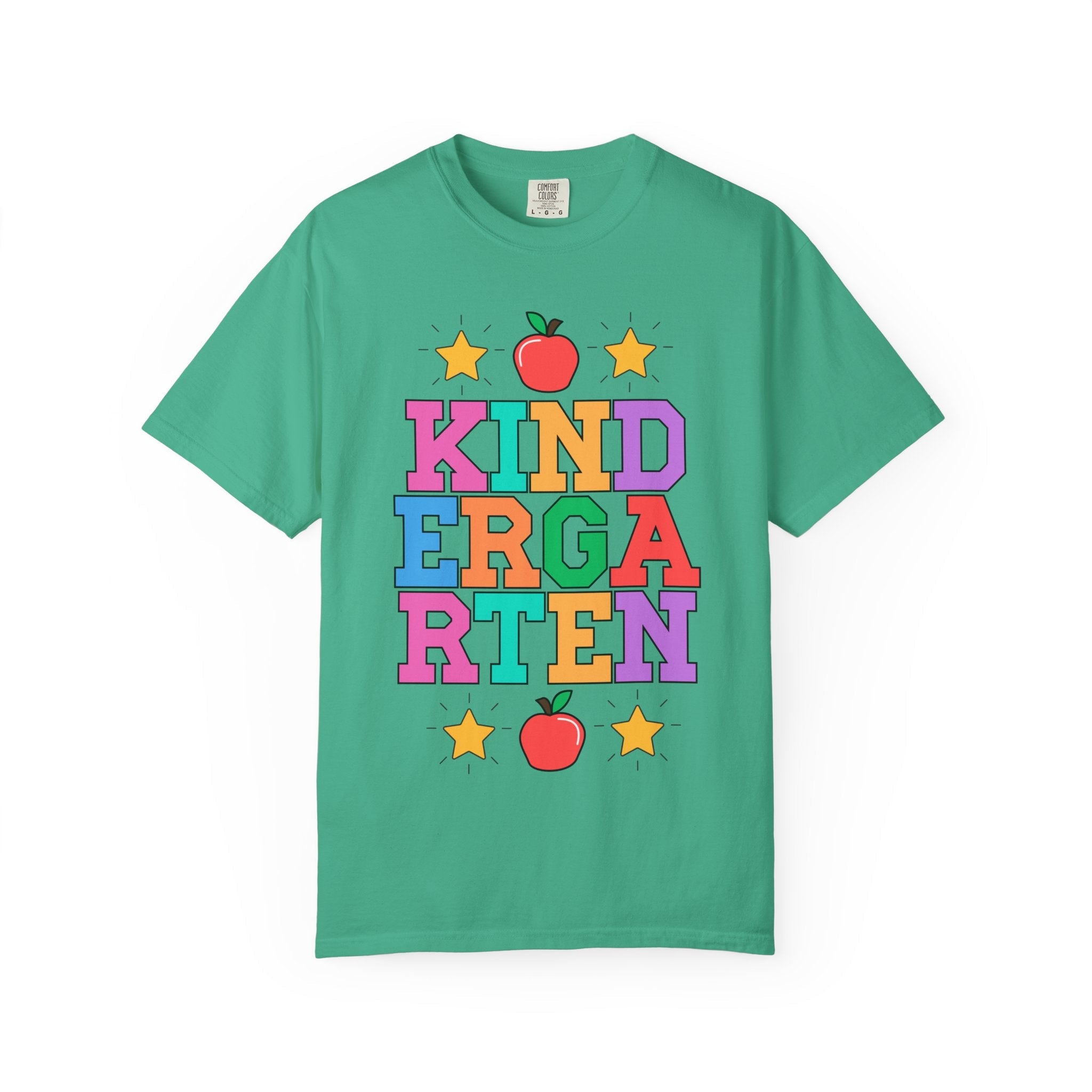 Colorful Kindergarten Teacher Tee - Opal and June