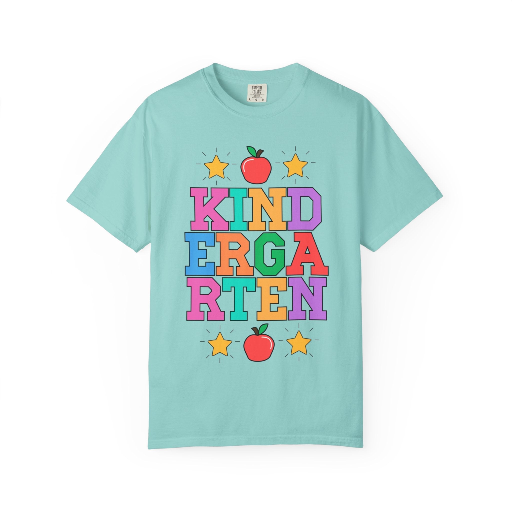 Colorful Kindergarten Teacher Tee - Opal and June