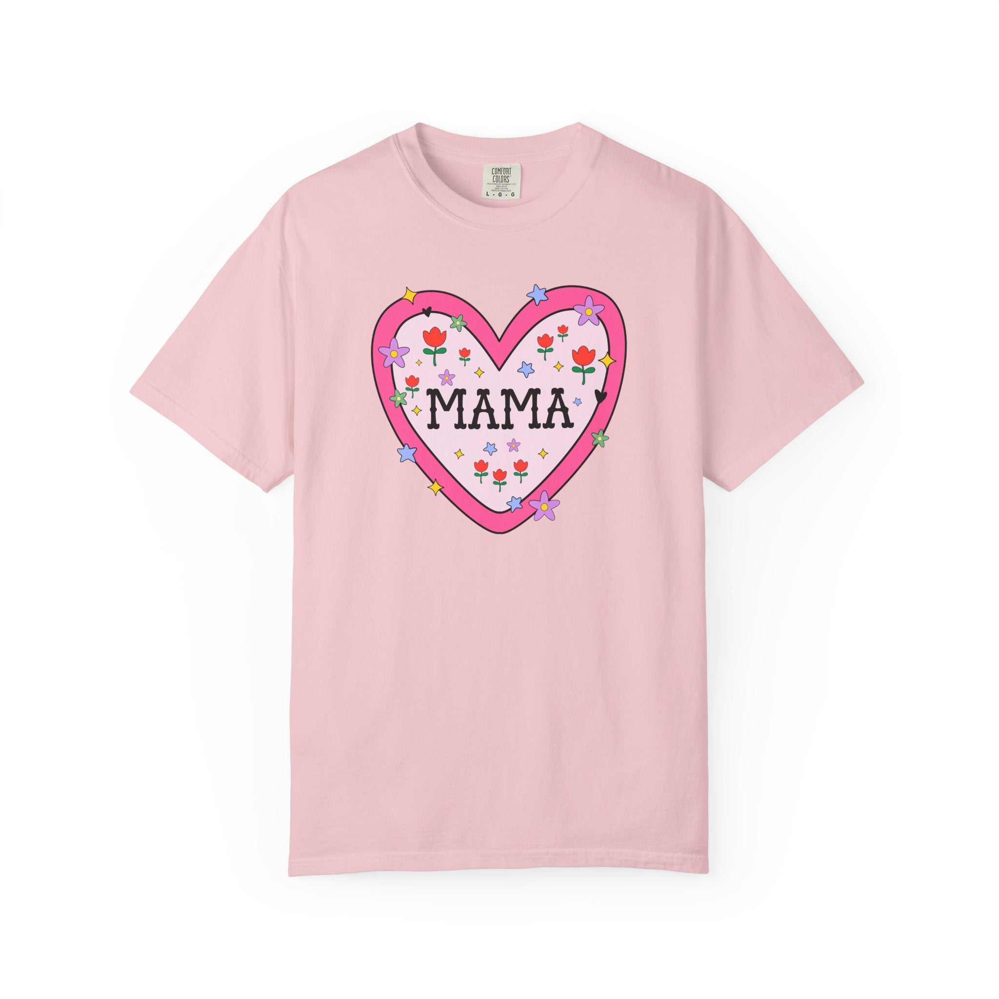 Colorful Mama Tee Shirt with Early 2000s or Late 90s Aesthetic, Twin Mama or Mom of Toddlers T-Shirt, Mom of Teenagers, Present for Mom - Opal and June