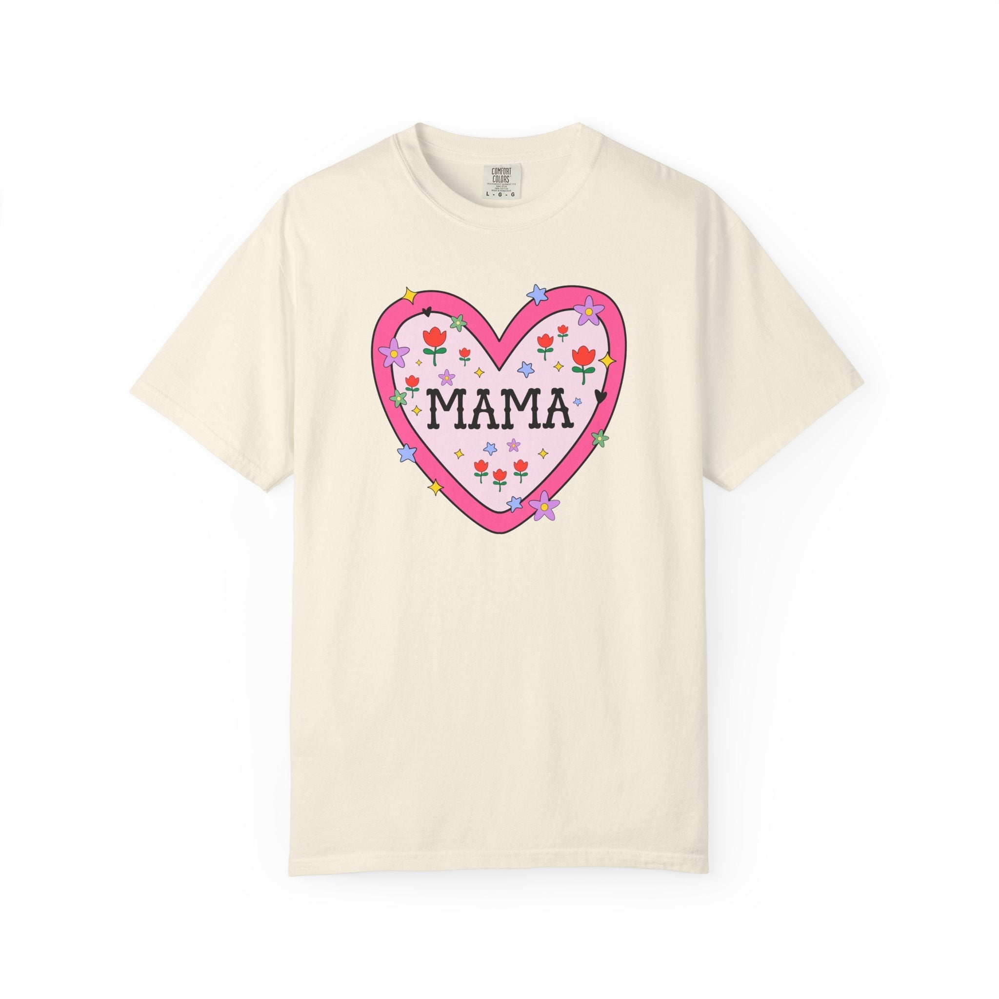 Colorful Mama Tee Shirt with Early 2000s or Late 90s Aesthetic, Twin Mama or Mom of Toddlers T-Shirt, Mom of Teenagers, Present for Mom - Opal and June