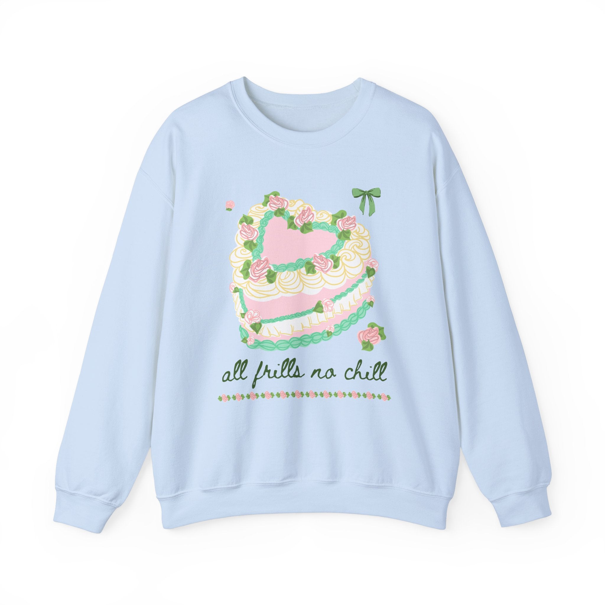 Colorful Maximalist Sweatshirt: All Frills No Chill - Opal and June