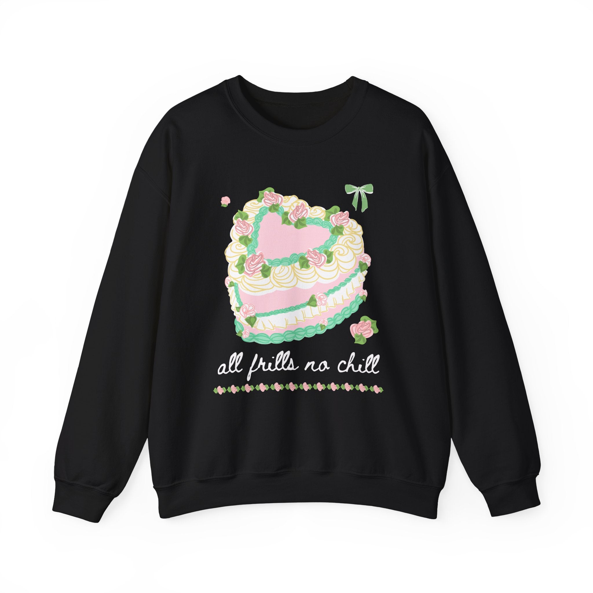 Colorful Maximalist Sweatshirt: All Frills No Chill - Opal and June