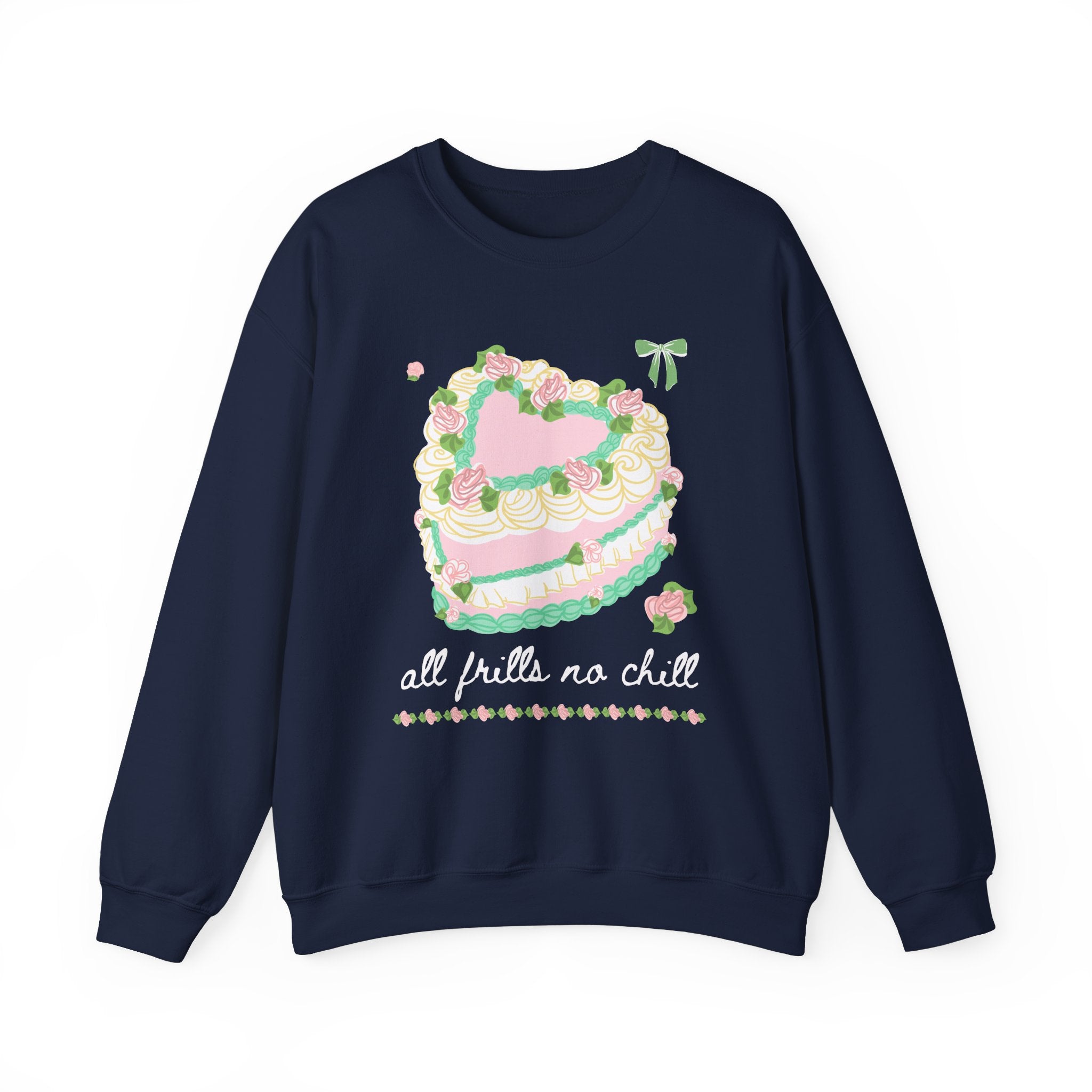 Colorful Maximalist Sweatshirt: All Frills No Chill - Opal and June