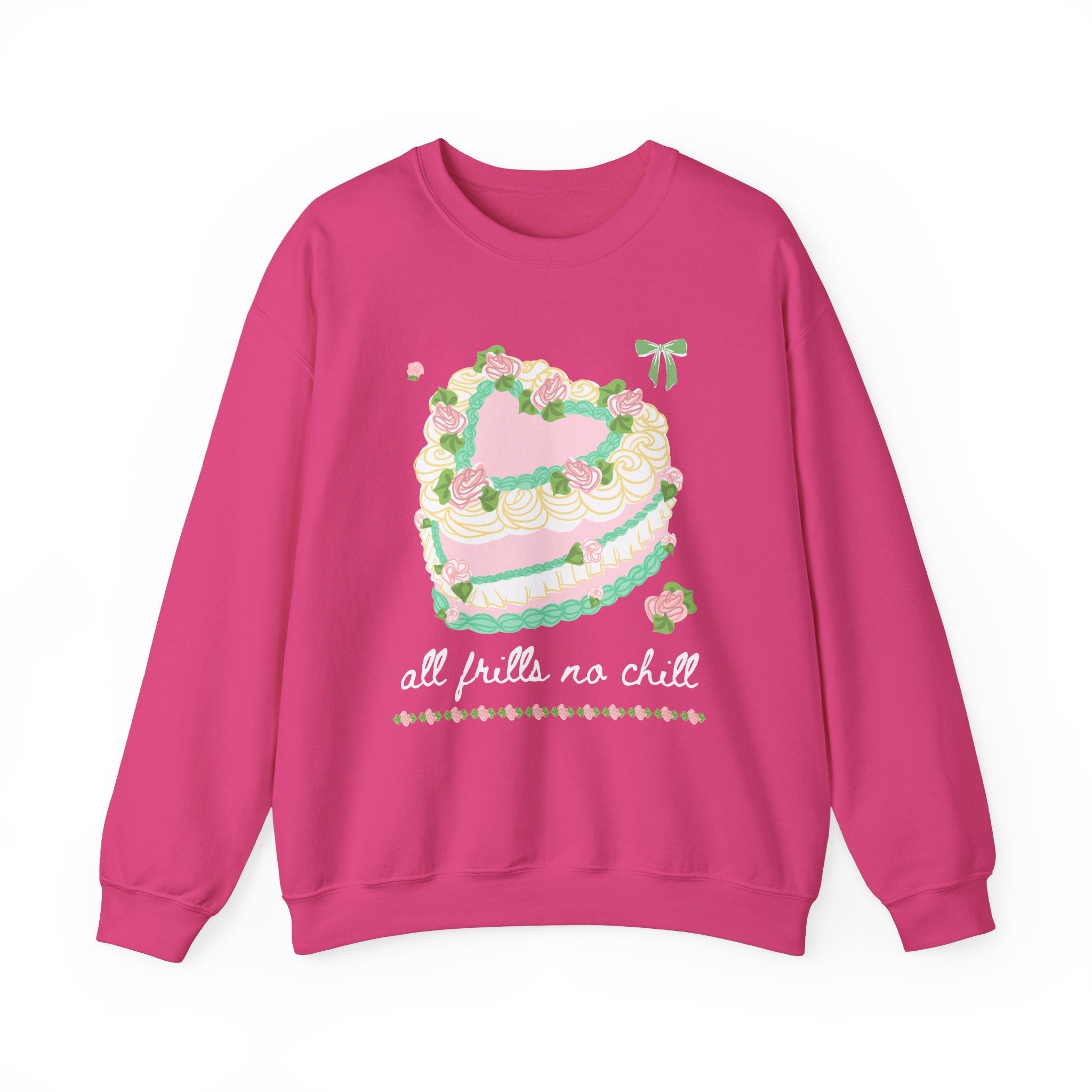 Colorful Maximalist Sweatshirt: All Frills No Chill - Opal and June