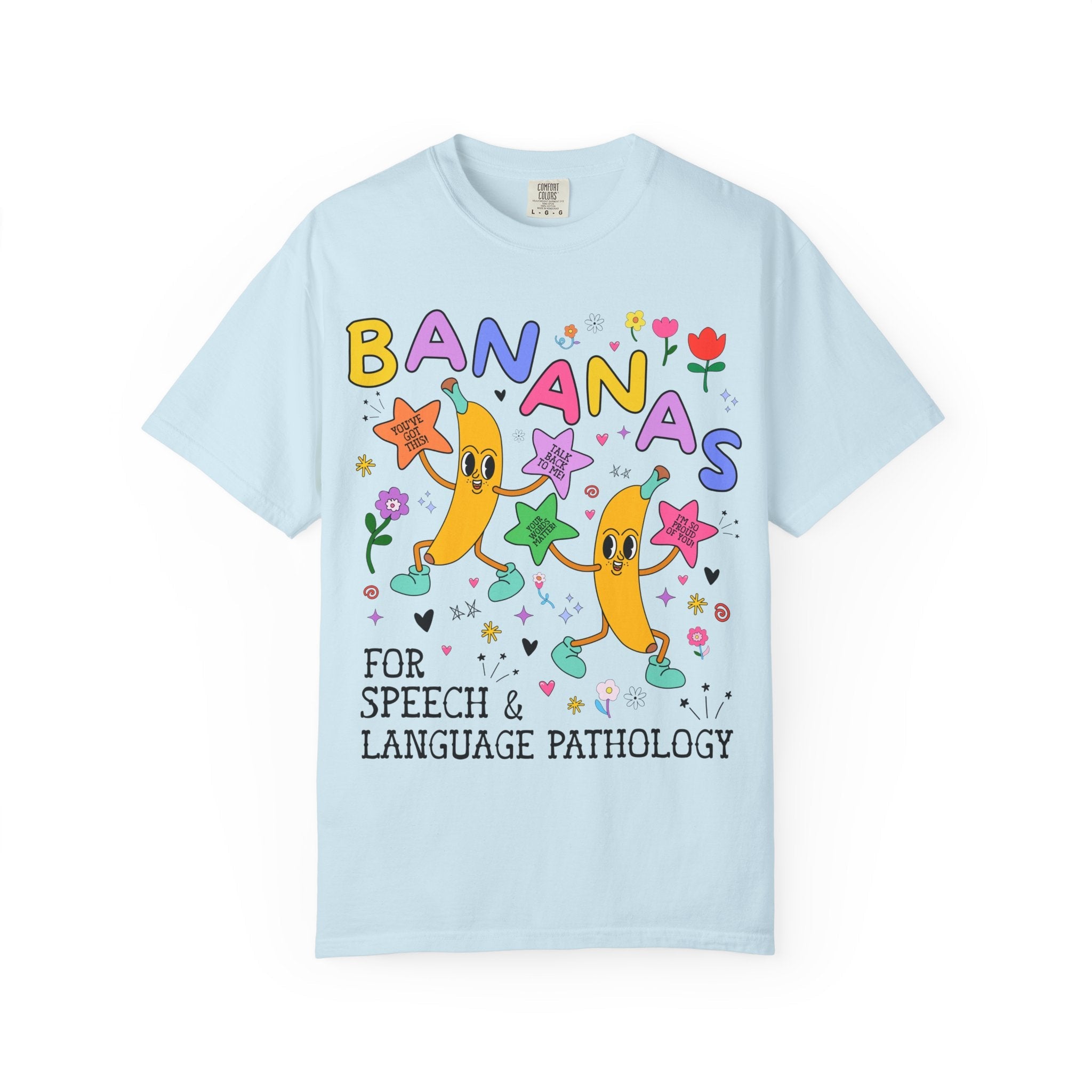 Colorful Speech Therapist Tee - Opal and June