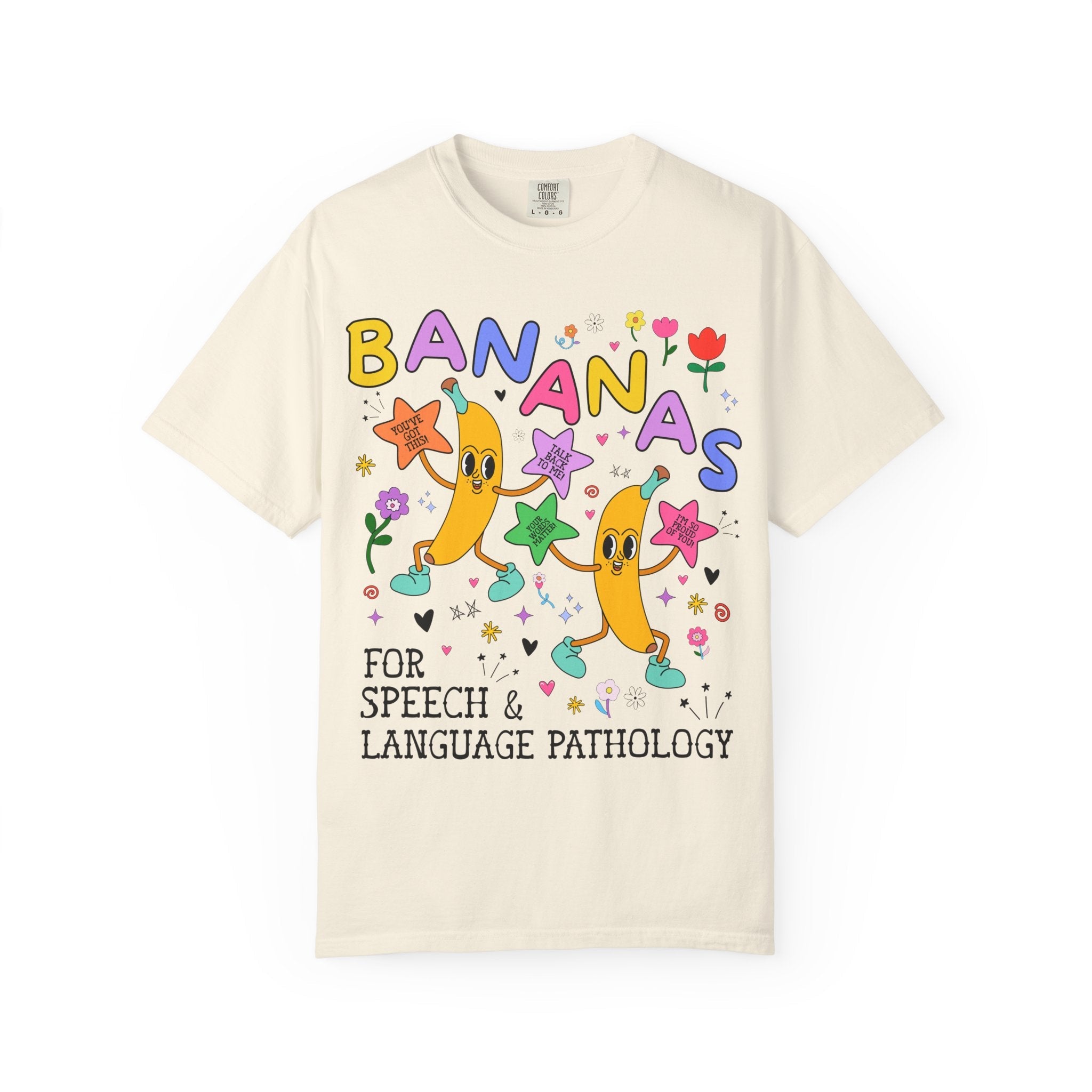 Colorful Speech Therapist Tee - Opal and June