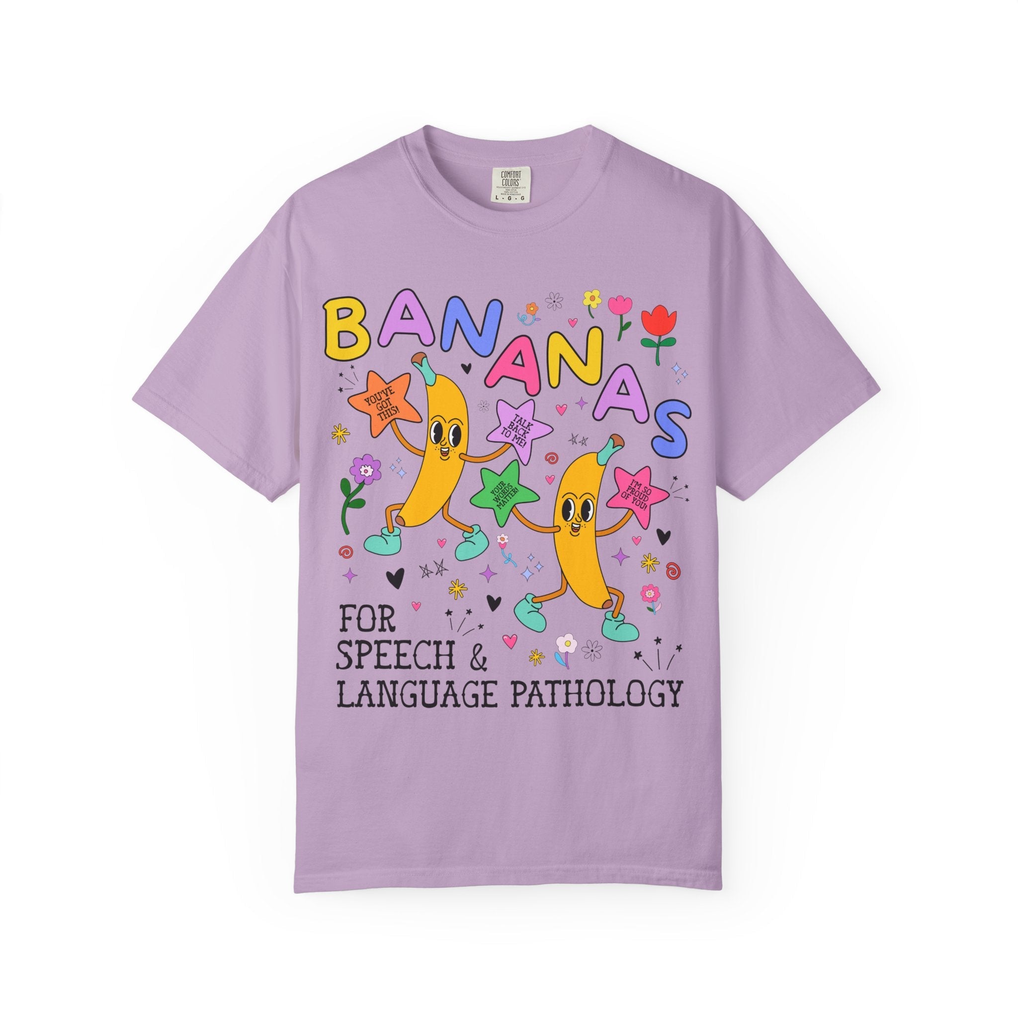 Colorful Speech Therapist Tee - Opal and June