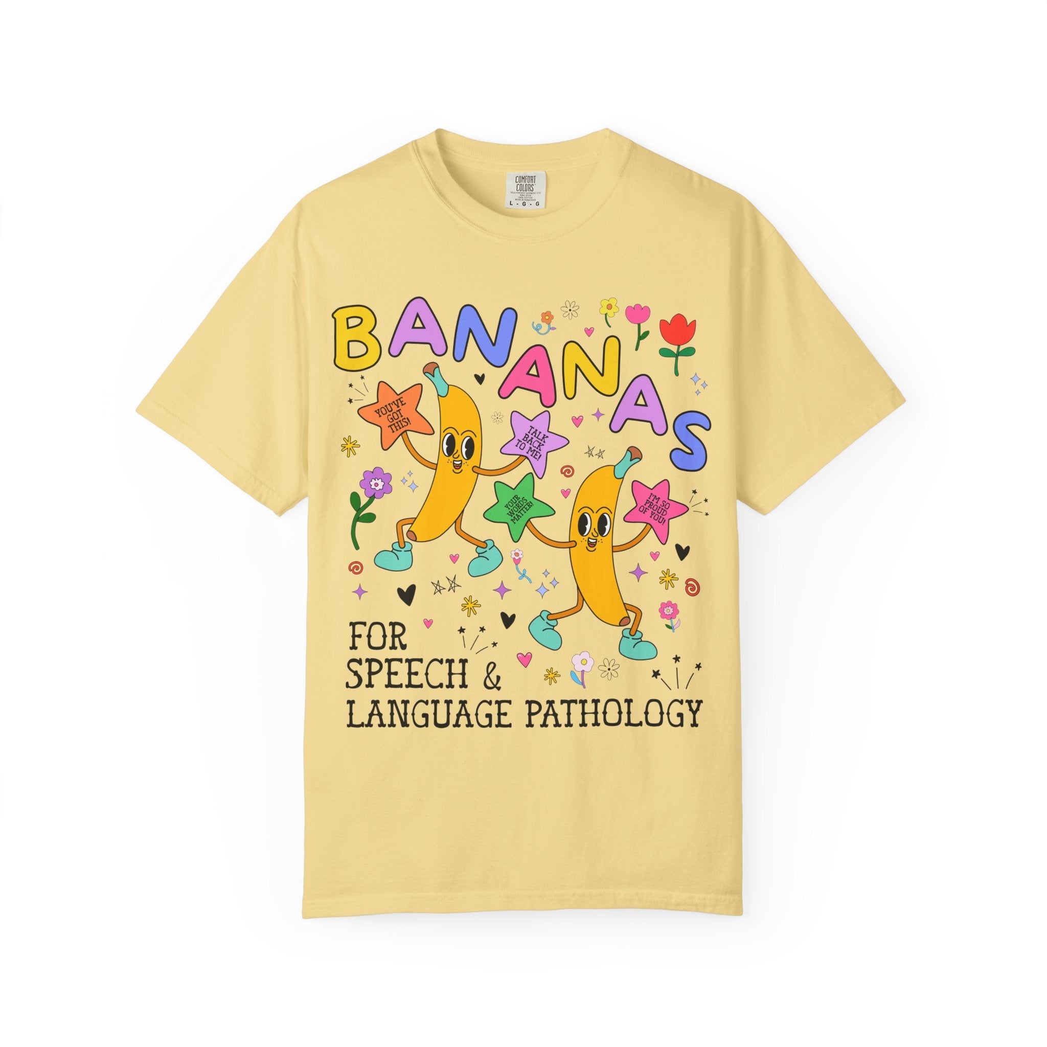 Colorful Speech Therapist Tee - Opal and June
