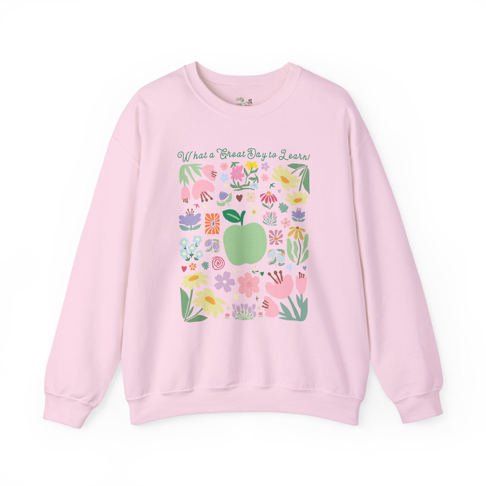 Colorful Teacher Sweatshirt, Teacher Appreciation Day, Cute Congratulations Present for New Teacher, Teaching Major Graduation Gift for Her - Opal and June