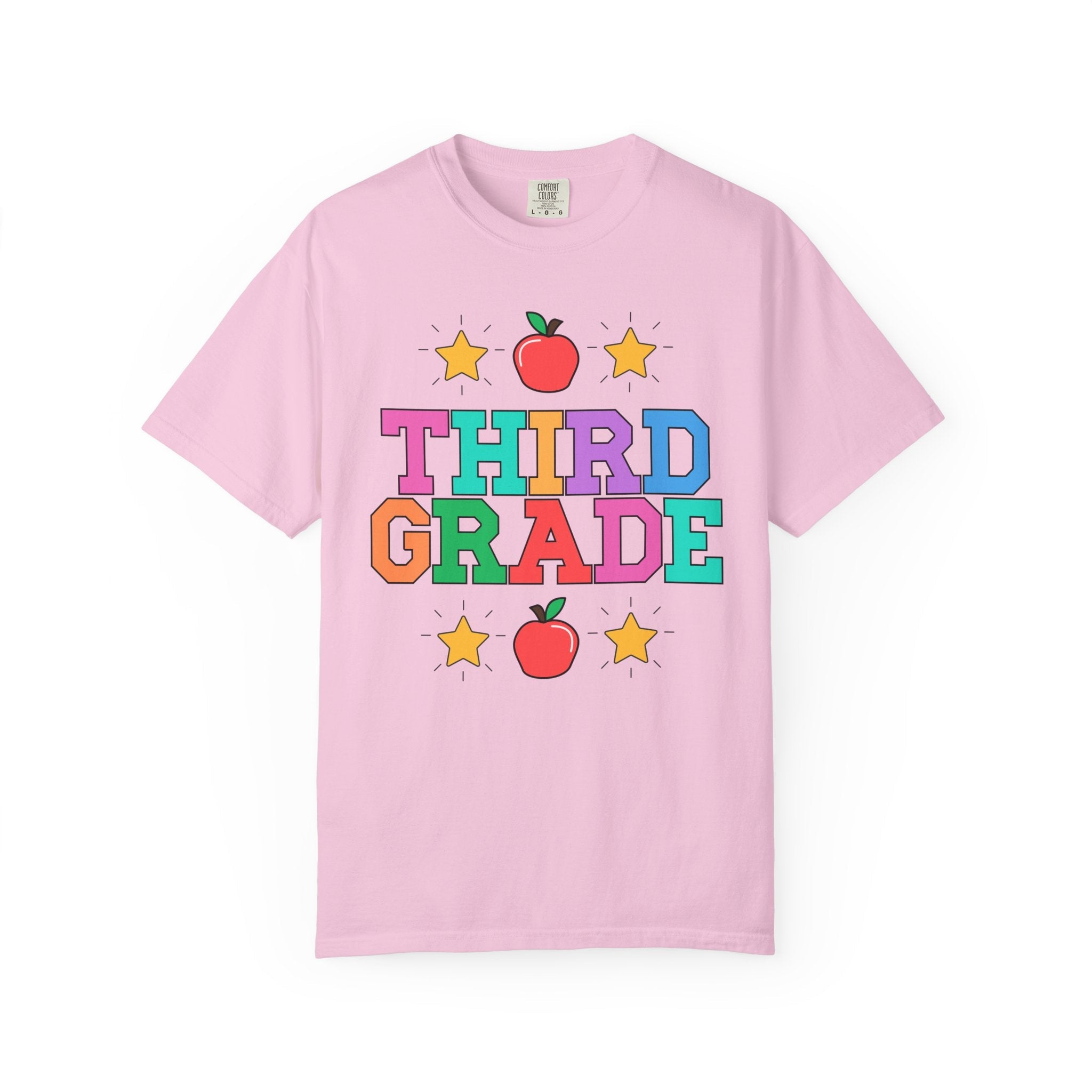 Colorful Third Grade Teacher Tee - Opal and June