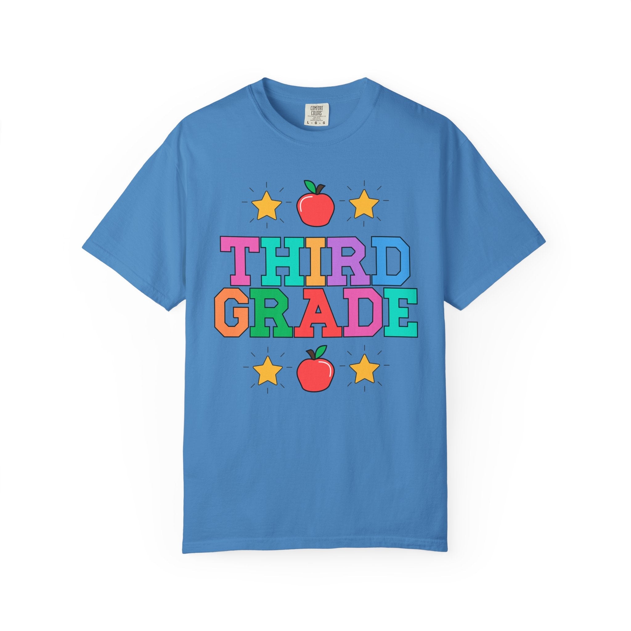 Colorful Third Grade Teacher Tee - Opal and June