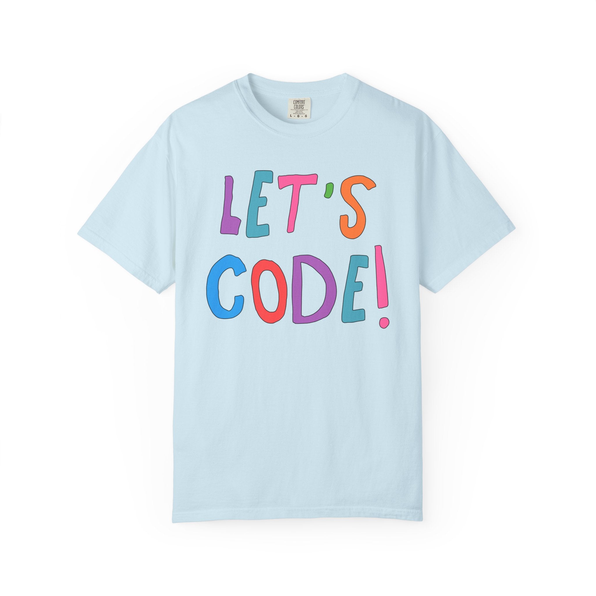 Computer Science Tee Shirt: Let's Code! | Cute Women in STEM T-Shirt, Funny Saying Shirt for Programmer, Software Engineer Present - Opal and June
