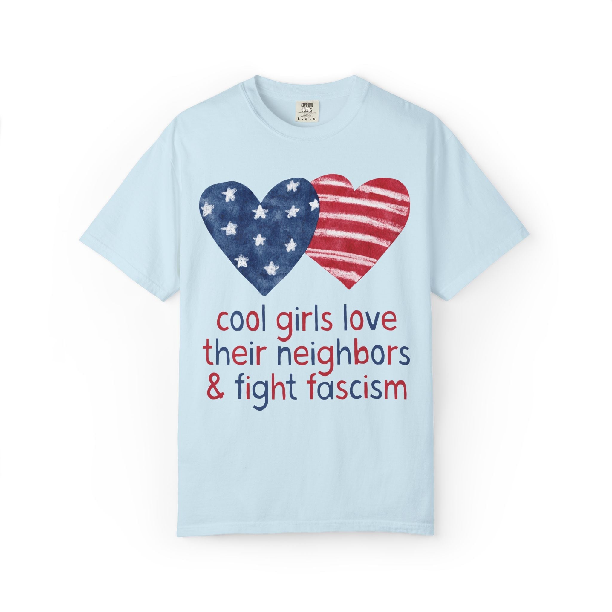 Cool Girls Love Their Neighbors and Fight Fascism - Opal and June