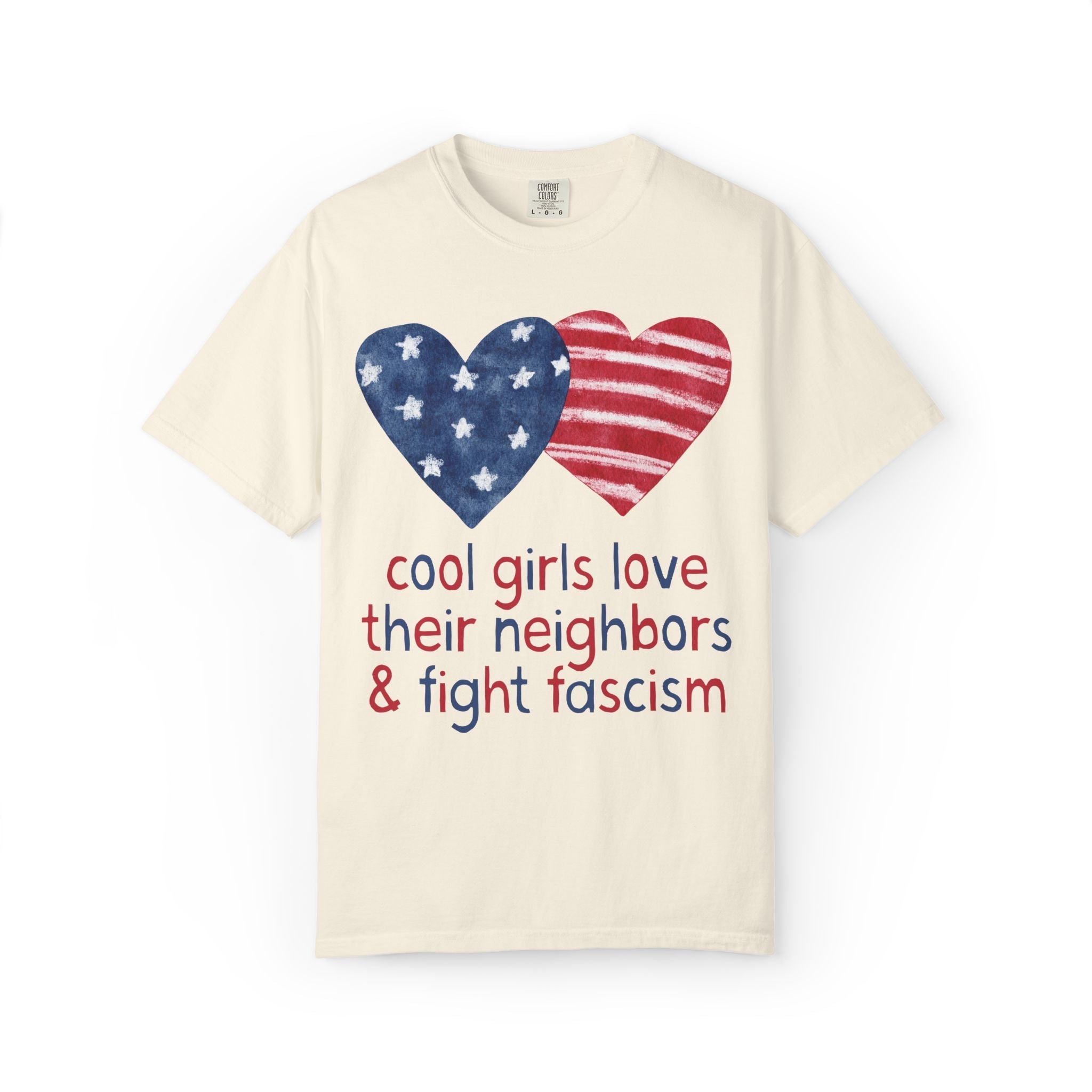 Cool Girls Love Their Neighbors and Fight Fascism - Opal and June