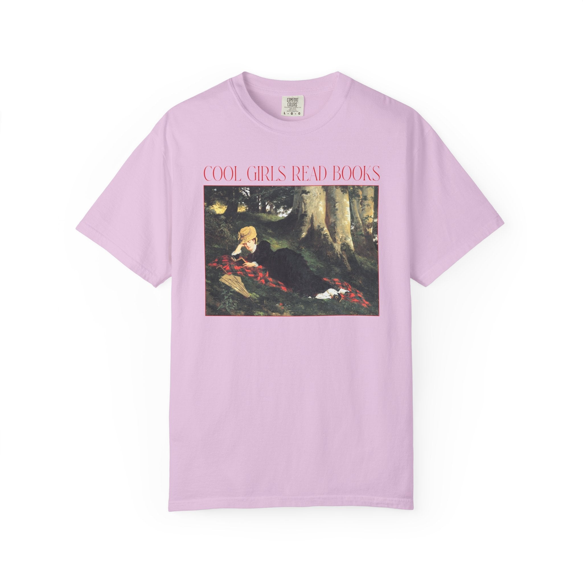 Cool Girls Read Books: Funny Book Lover Gift Idea for Romance Reader, Silly Bookish T-Shirt for Art Historian or Fantasy Romance Bookworm - Opal and June