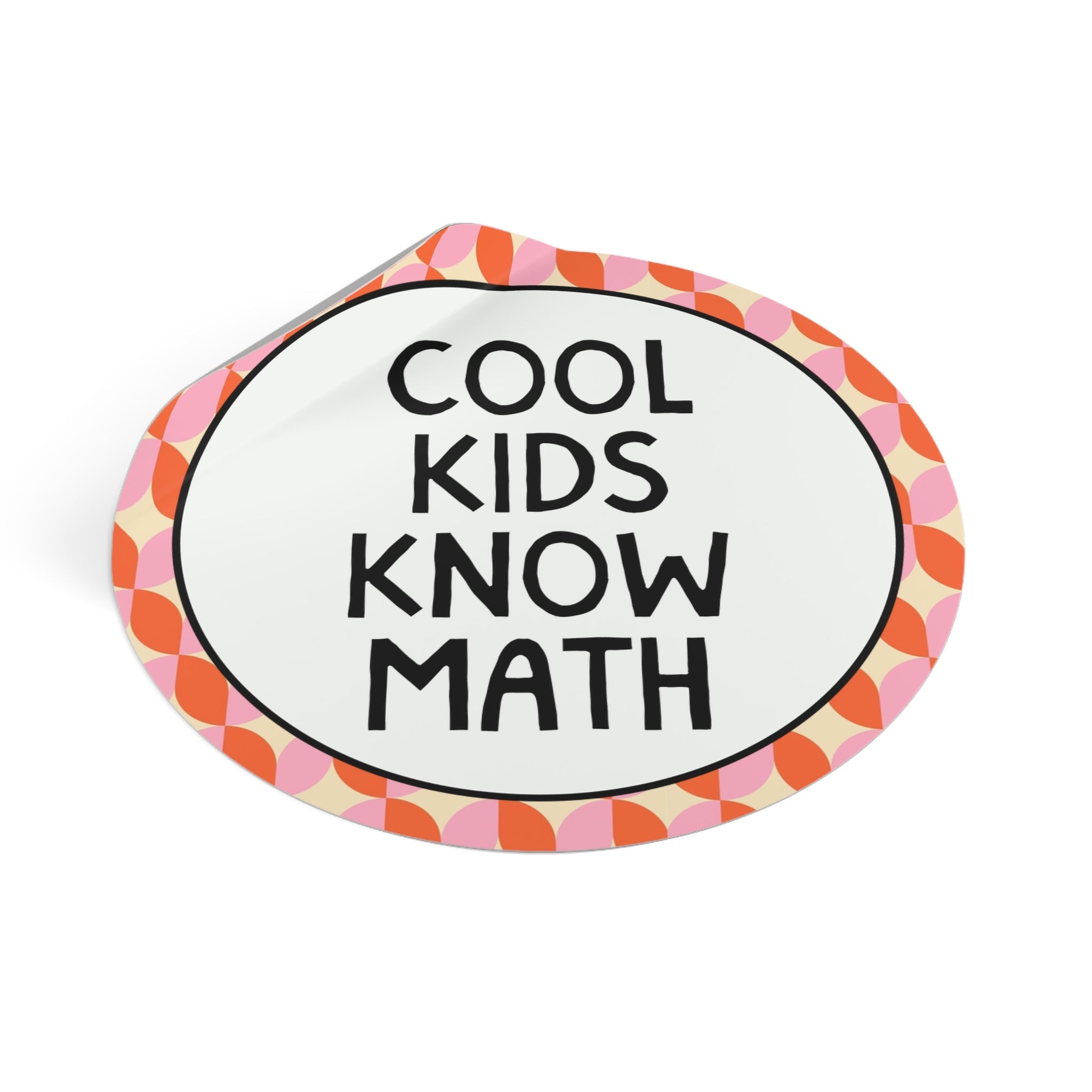 Cool Kids Know Math Sticker - Opal and June