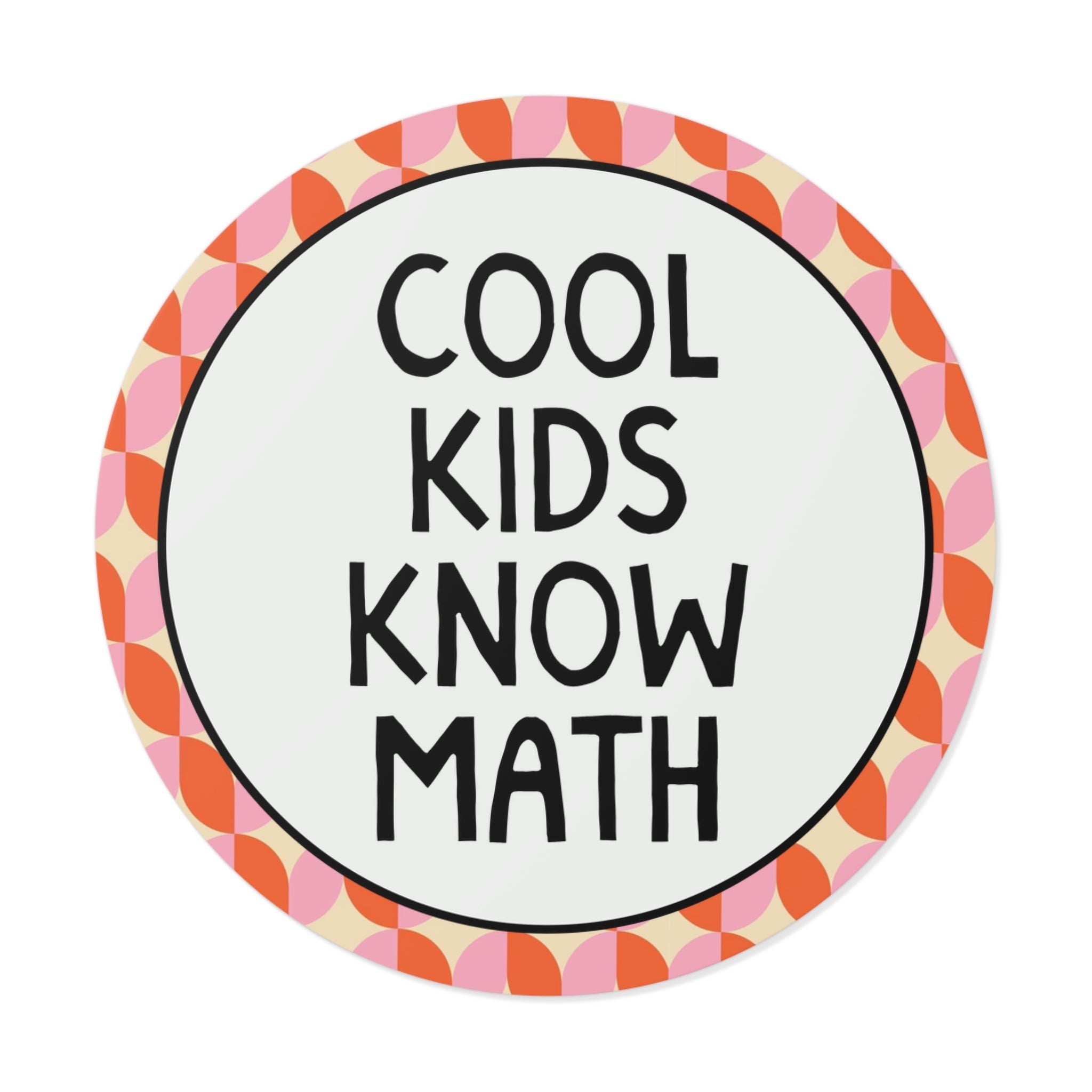 Cool Kids Know Math Sticker - Opal and June
