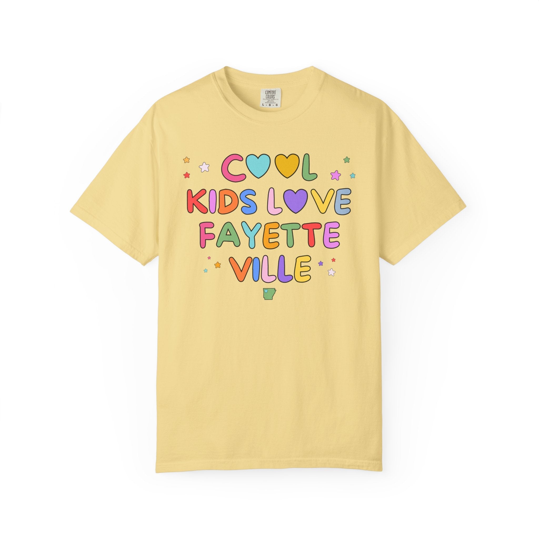 Cool Kids Love Fayetteville: Cute Northwest Arkansas T-Shirt for Friend Living in Fayetteville, Silly Nostalgic Fayetteville Arkansas Tee - Opal and June