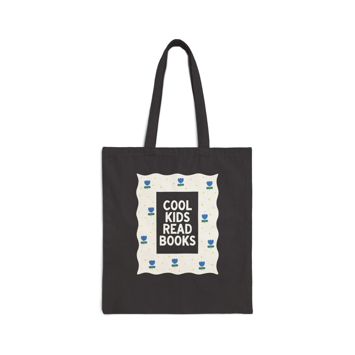 Cool Kids Read Books Maximalist Flower Tote Bag for School Librarian or Reading Teacher, Cute Bookish Tote for Reader or New Teacher - Opal and June