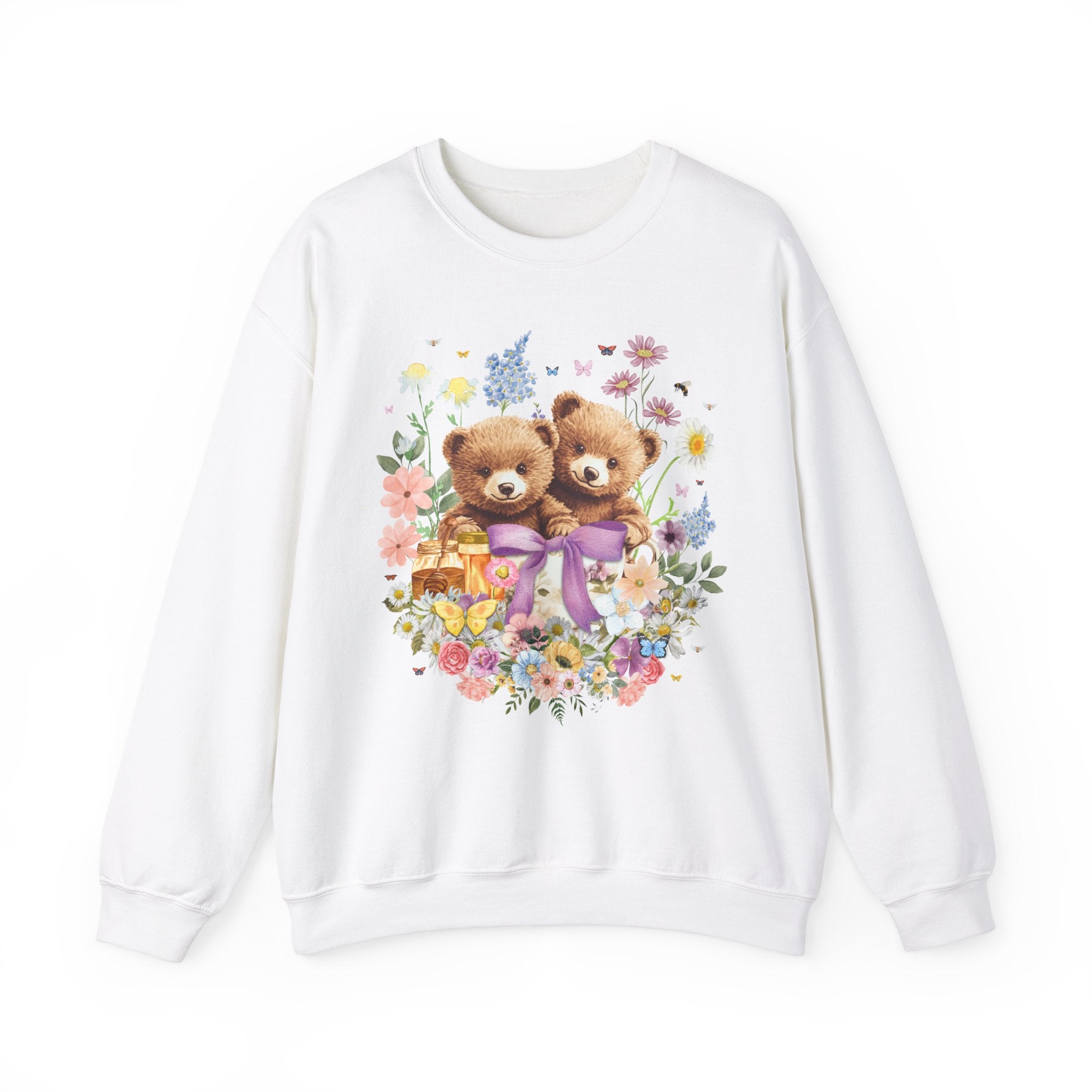 Cottagecore Bear Maximalist Sweatshirt - Opal and June