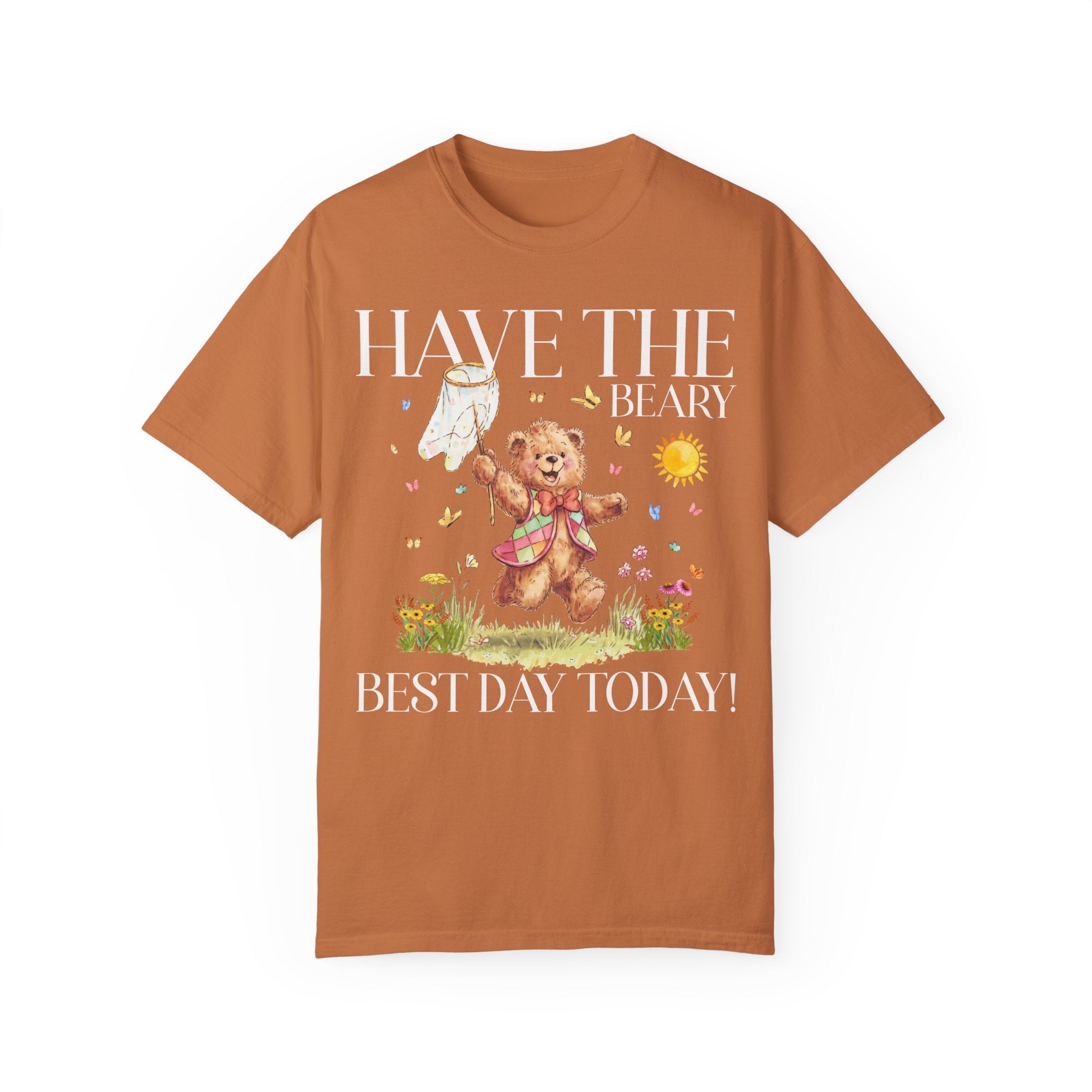 Cottagecore Bear Tee: Beary Best Day - Opal and June