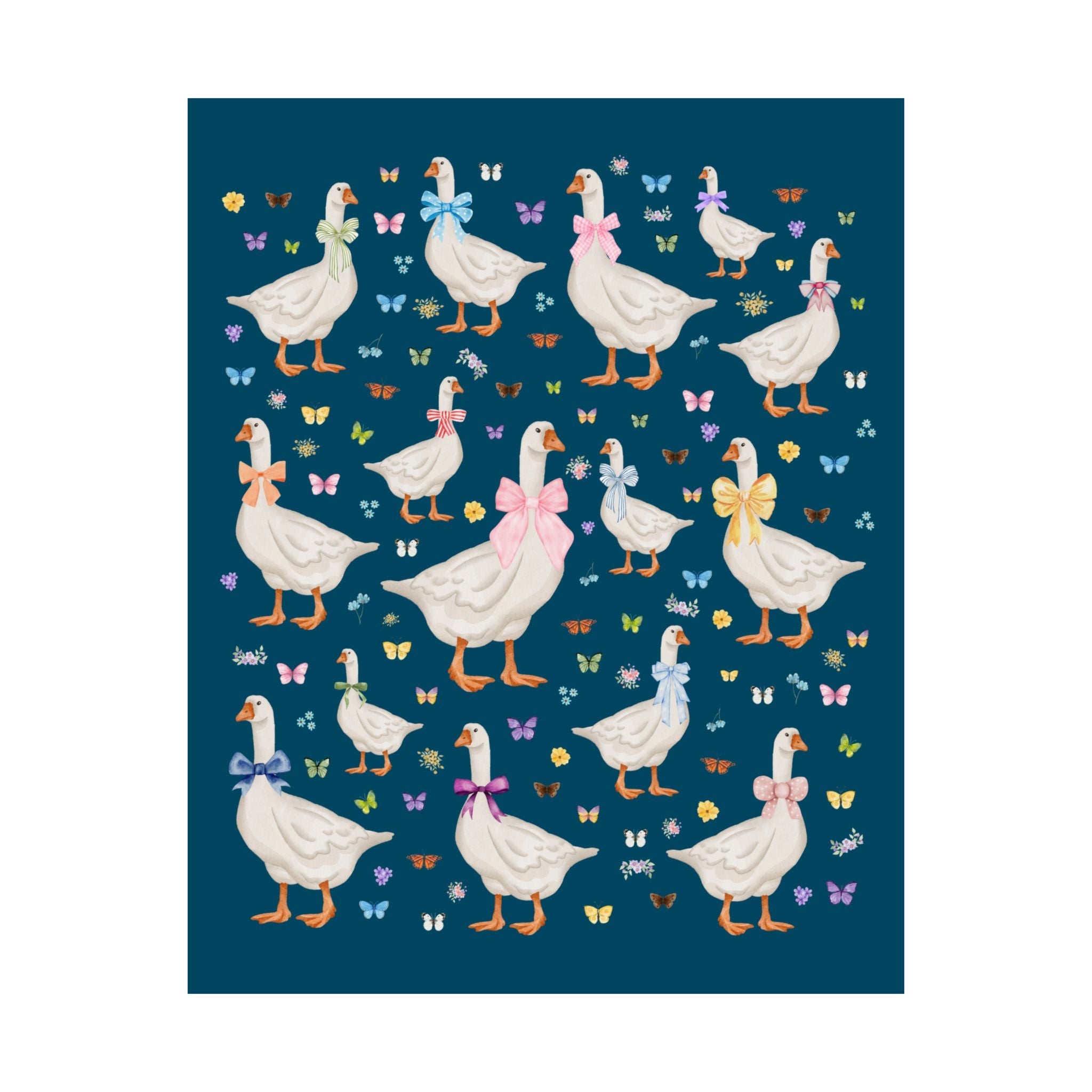 Cottagecore Goose Poster - Opal and June