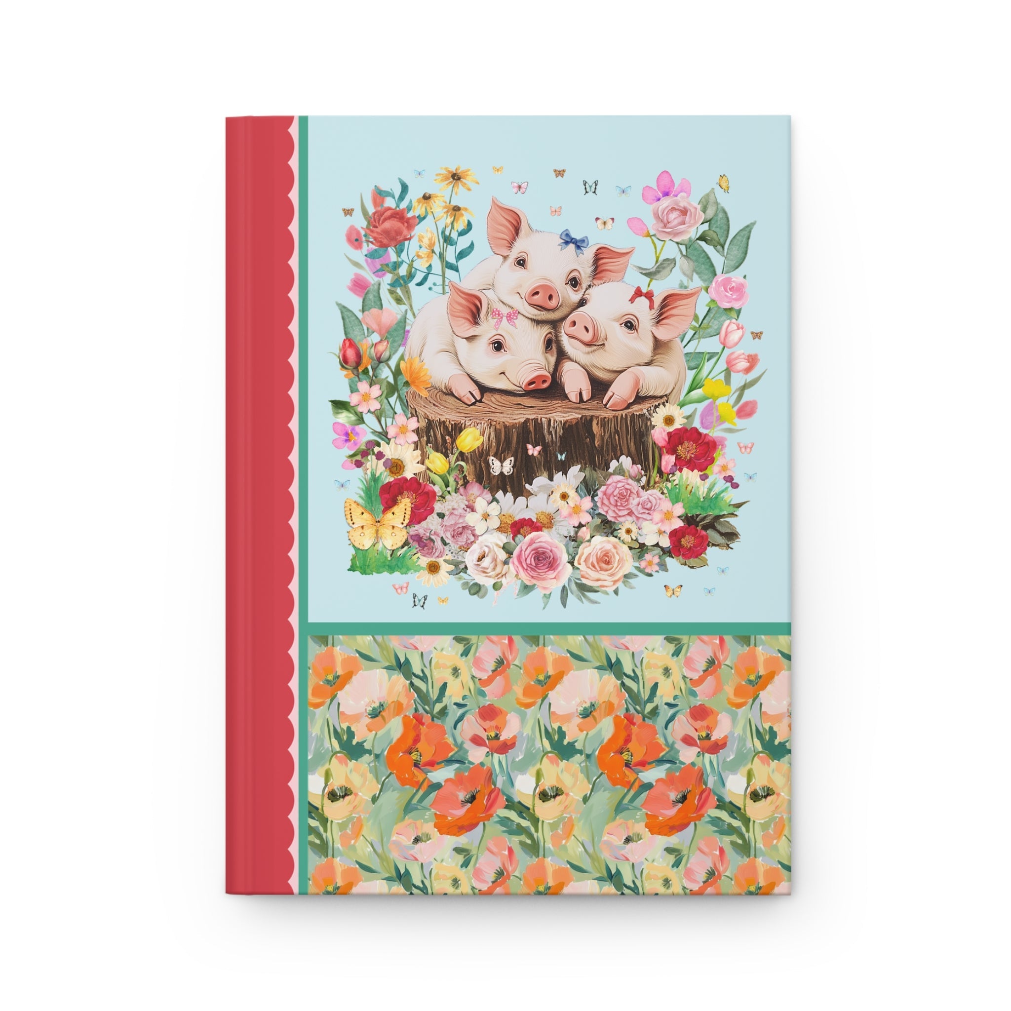Cottagecore Pig Notebook - Opal and June