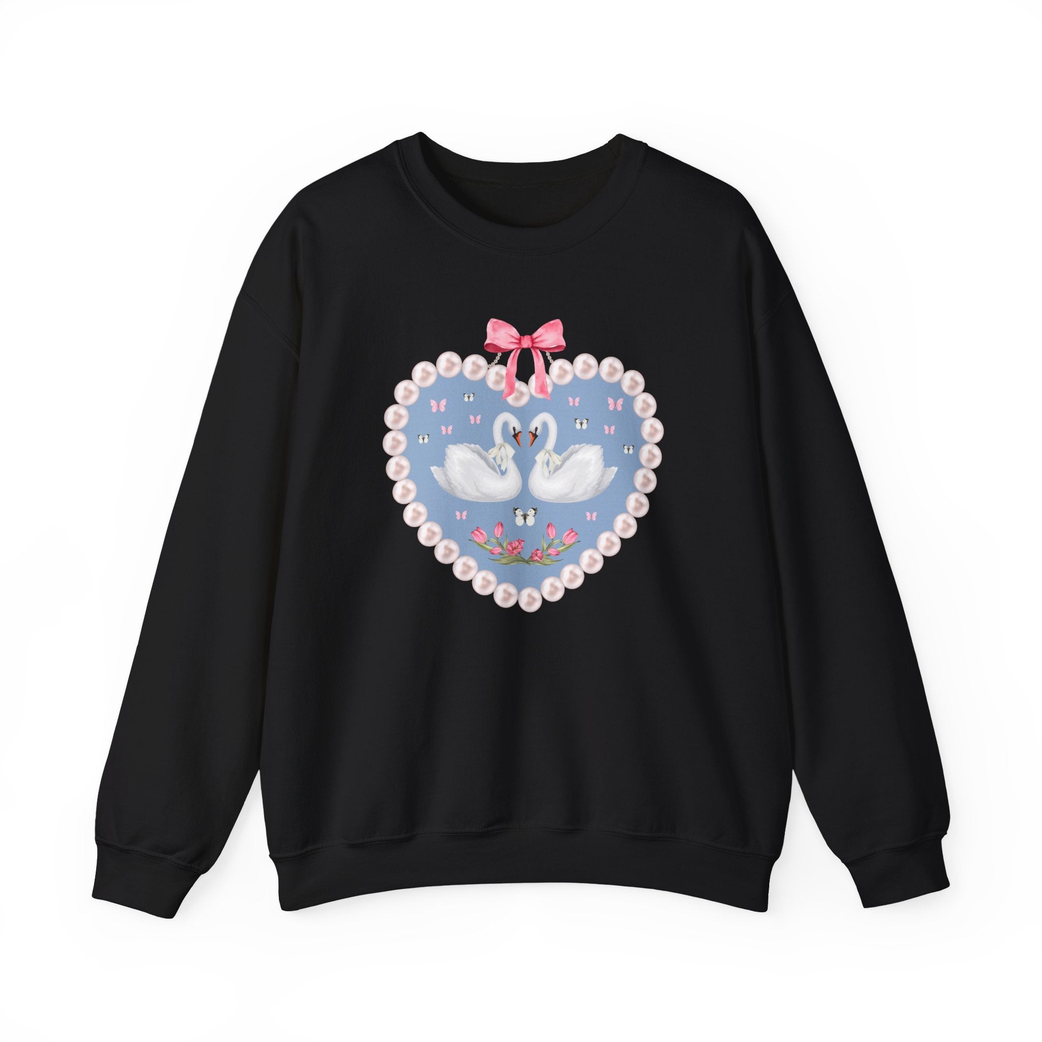 Cottagecore Swan Sweatshirt - Opal and June