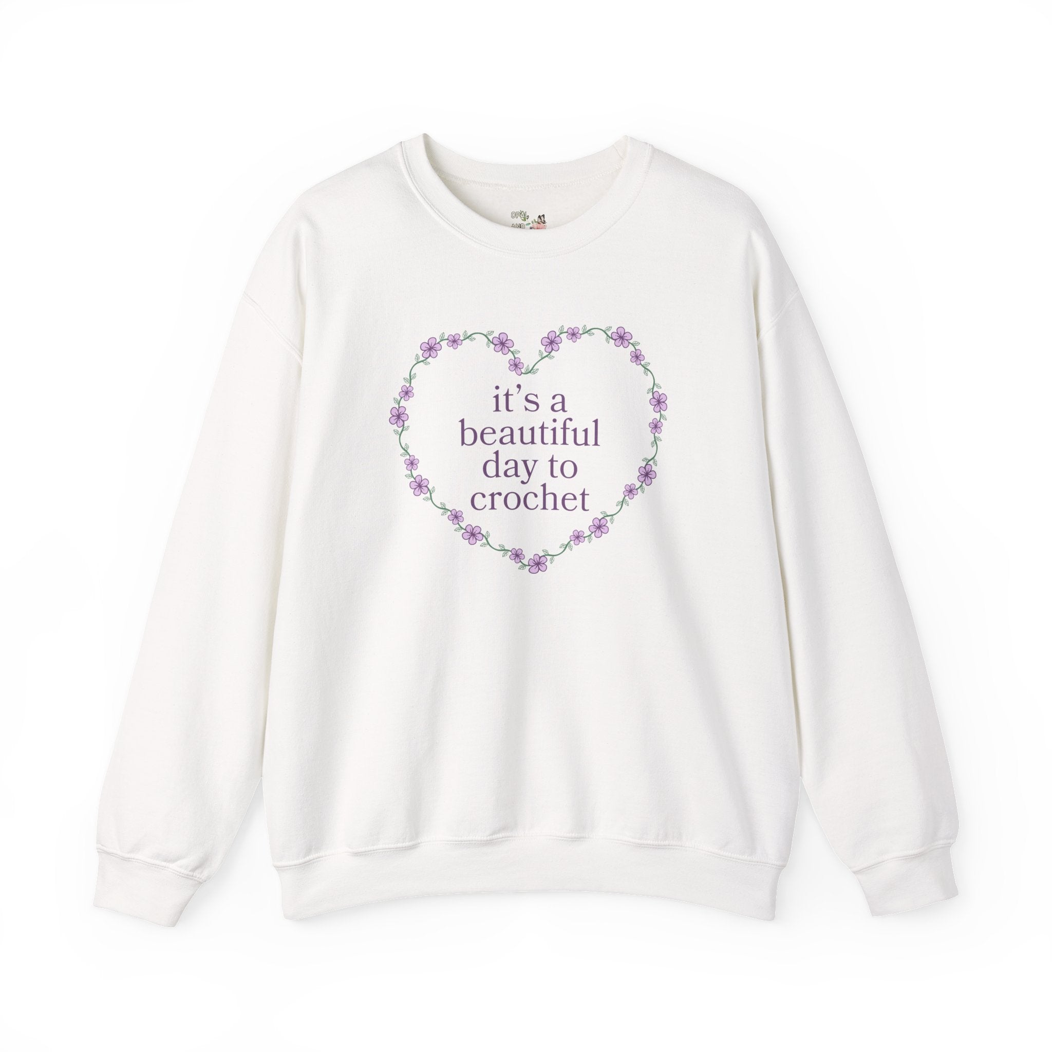 Crochet Lover Sweatshirt for Mama, Grandma Who Loves to Crochet, Friend or Wife Who Crochets, Cute Mother's Day Birthday Gift for Crocheter - Opal and June
