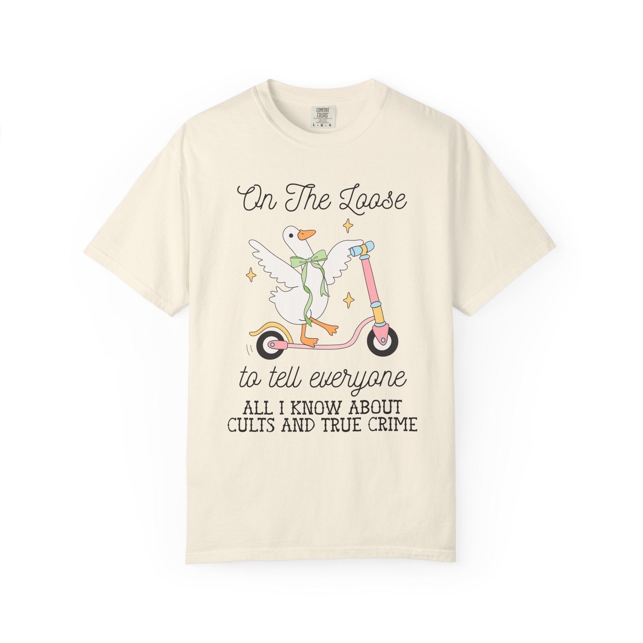 Cult History and True Crime History T-Shirt for Animal Lover, Funny Saying Silly Goose Tee Shirt for Spooky Historian or History Lover - Opal and June