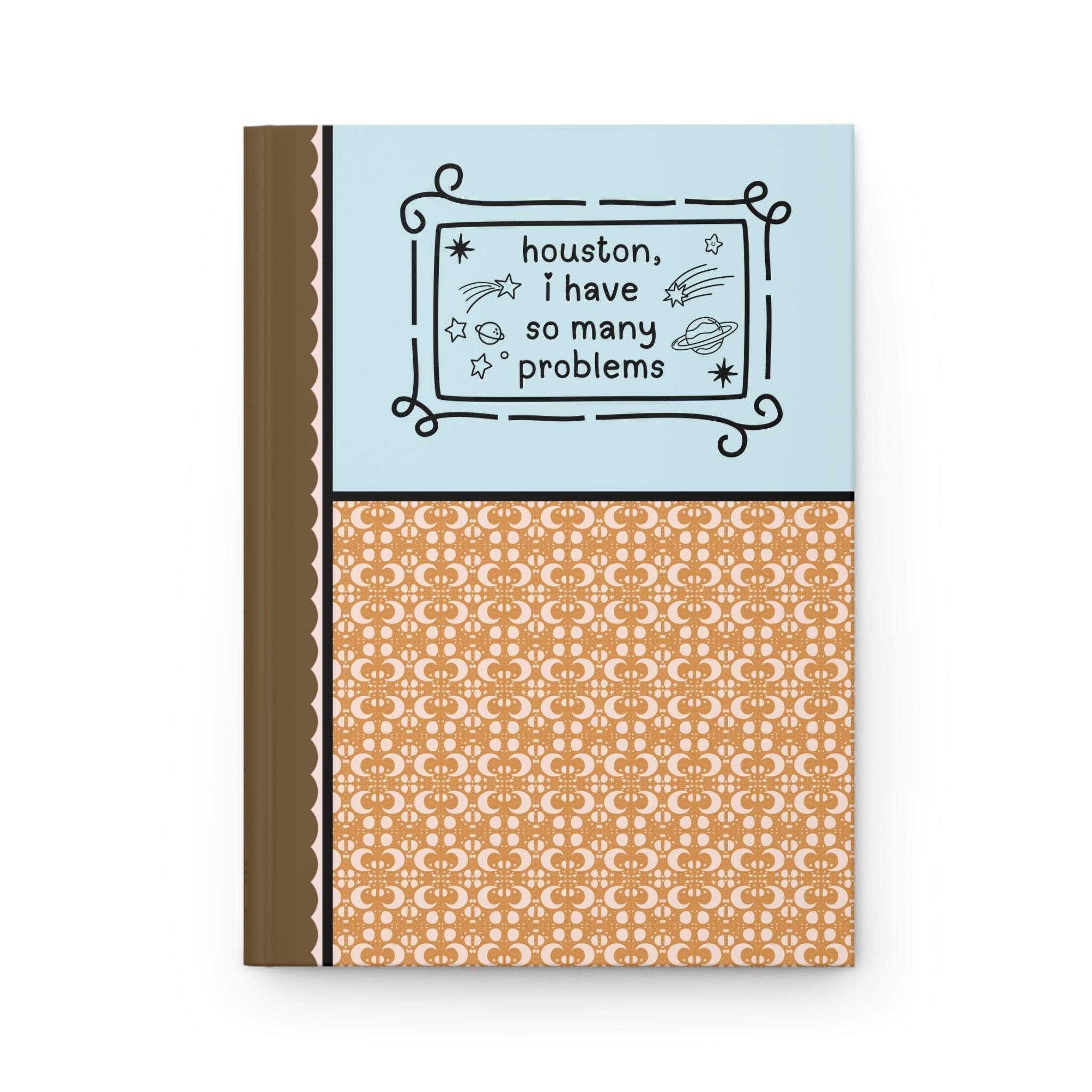 Cute 70s Aesthetic Lined Notebook - Opal and June