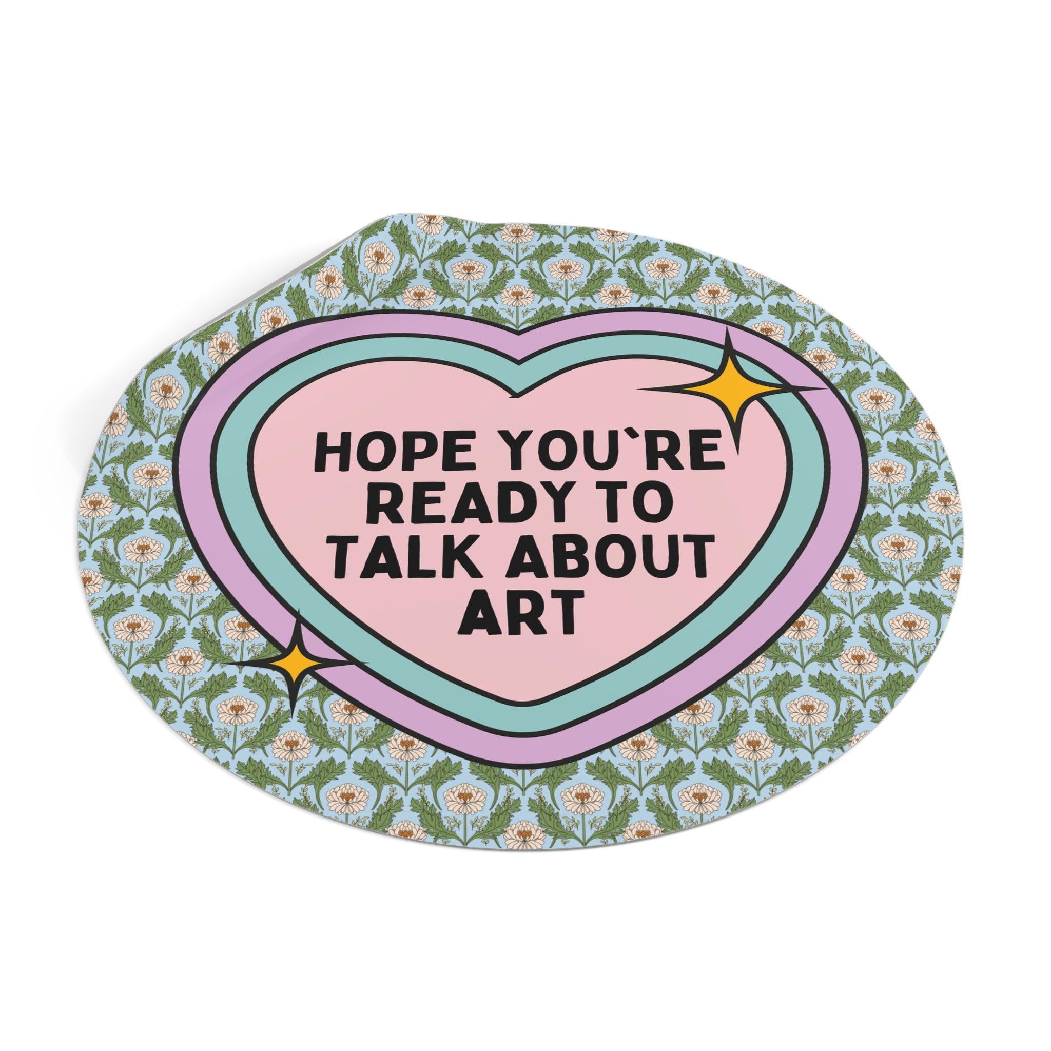 Cute Art History Sticker for Humanities Teacher or Professor, High School Art Teacher Appreciation Gift, Present for Painter, Ceramic Artist - Opal and June