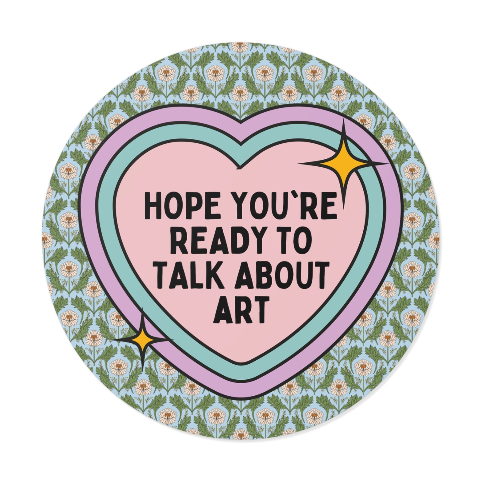 Cute Art History Sticker for Humanities Teacher or Professor, High School Art Teacher Appreciation Gift, Present for Painter, Ceramic Artist - Opal and June