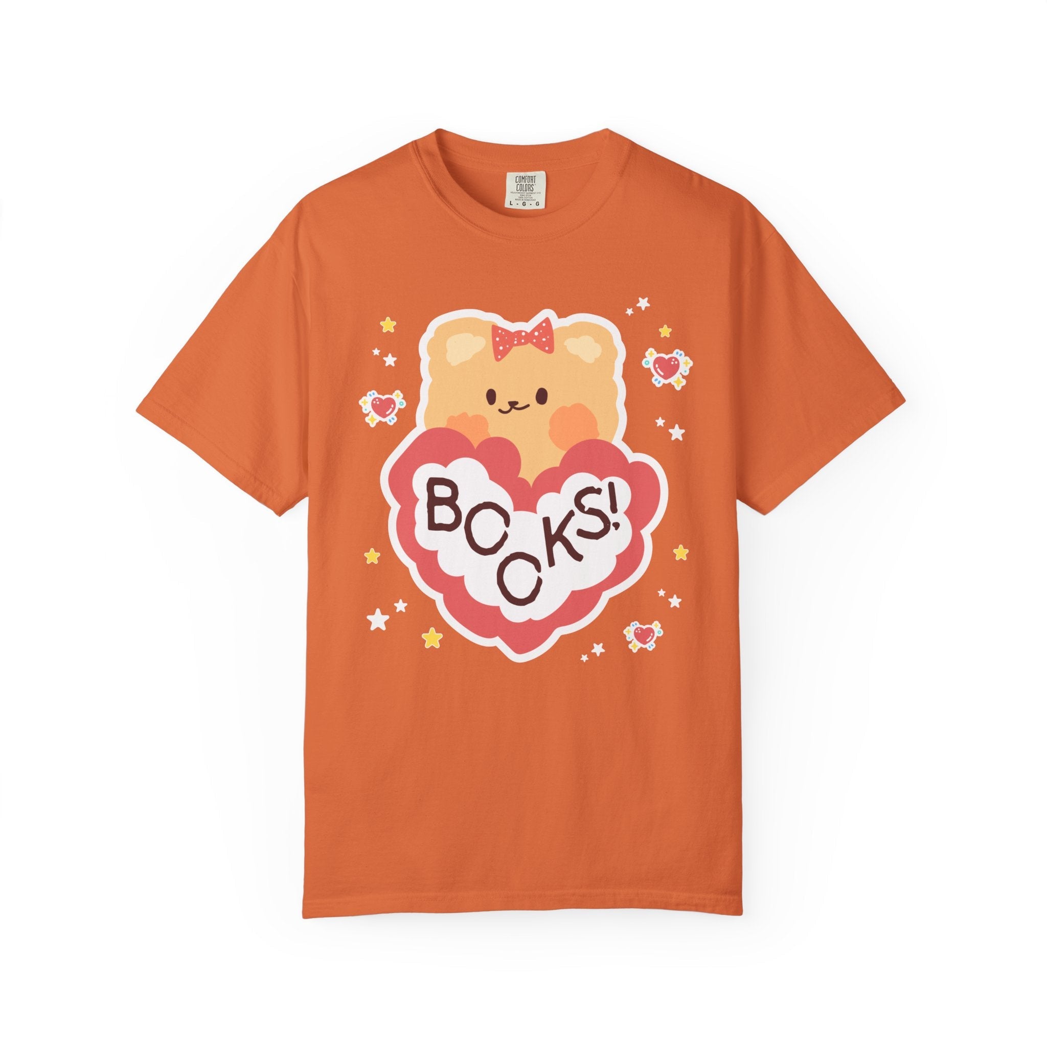 Cute Bookish Bear Tee Shirt for School Librarian or Friend Who Loves Reading, Funny Book Lover Gift Idea, Animal Lover, Present for Reader - Opal and June