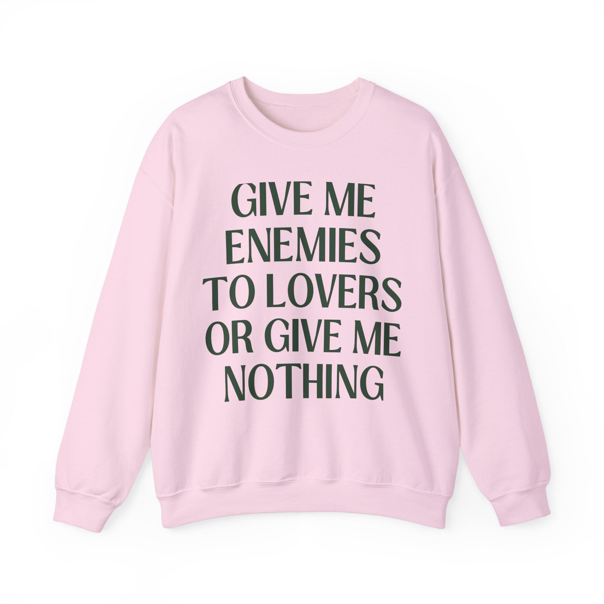 Cute Bookish Sweatshirt: Enemies to Lovers - Opal and June