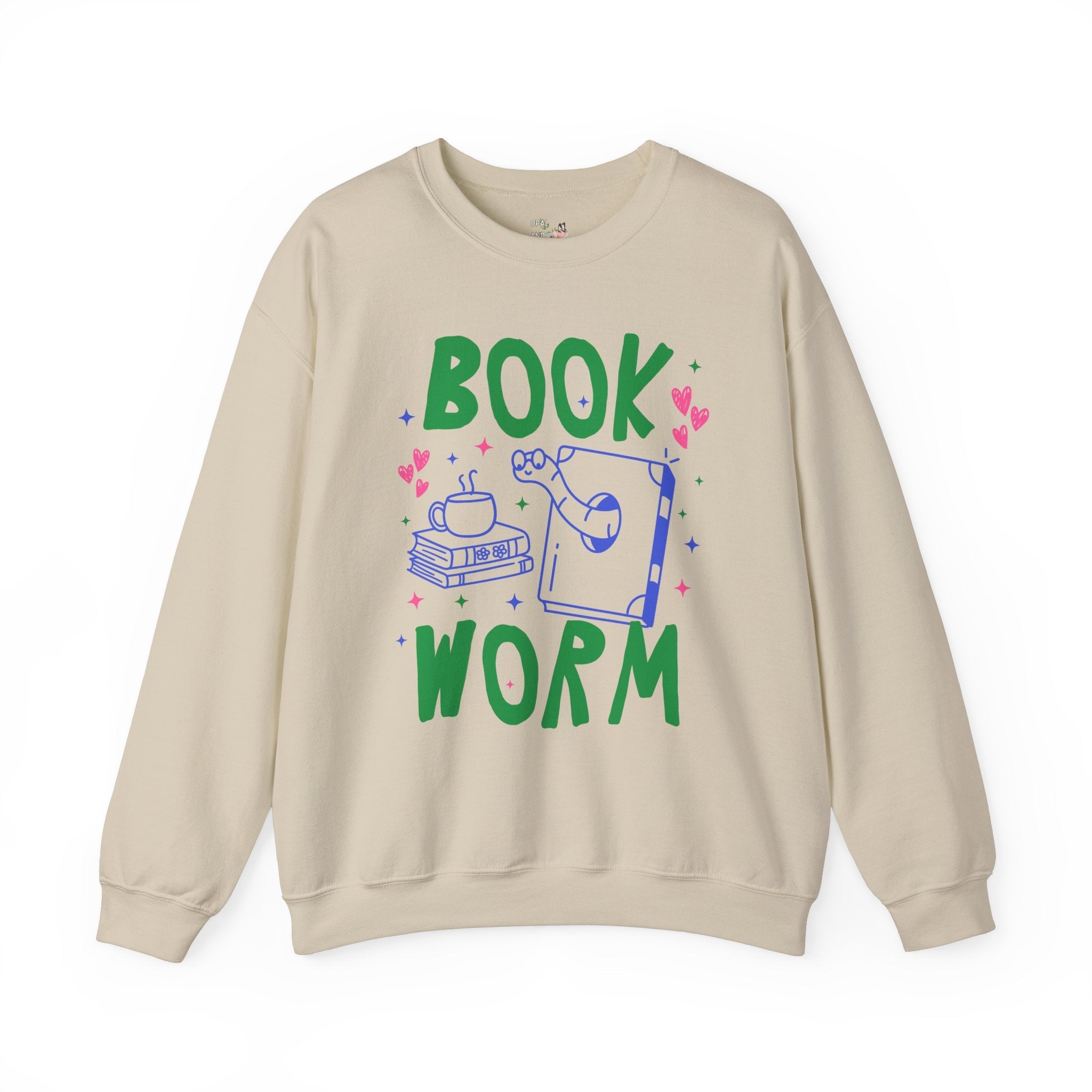 Cute Bookworm Sweatshirt - Opal and June