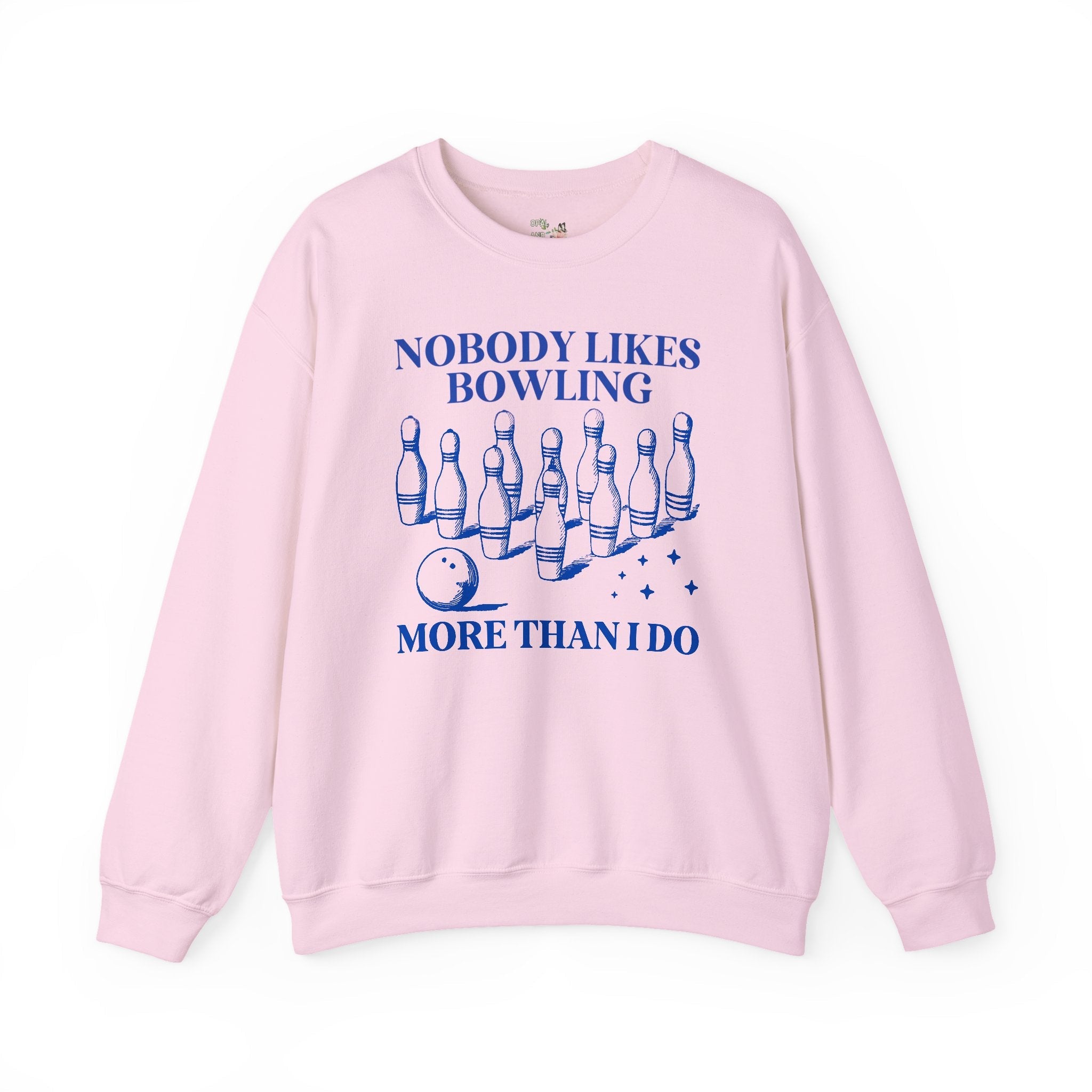 Cute Bowling Lover Sweatshirt for Dad Who Loves Bowling, Sister on Bowling Team, Funny Saying Vintage Aesthetic Bowling, Cute Birthday Gift - Opal and June