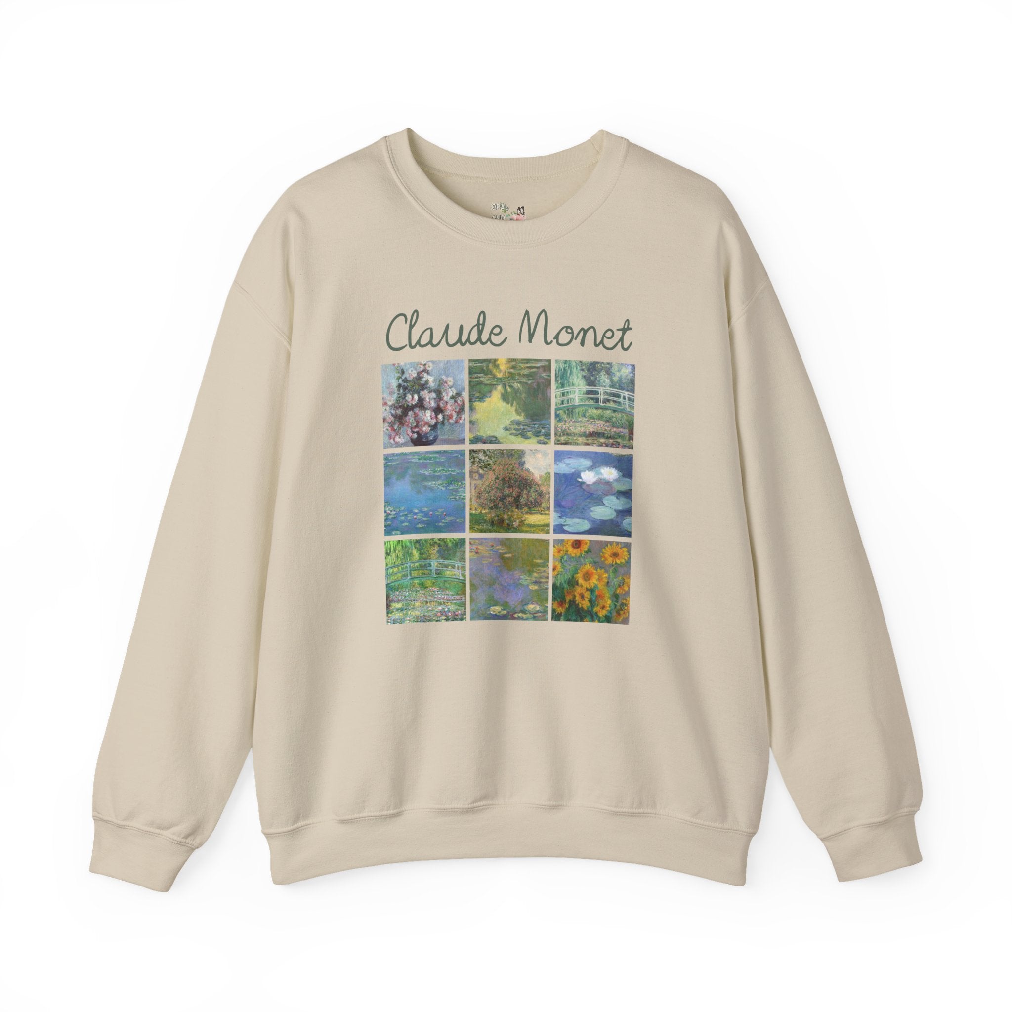 Cute Claude Monet Sweatshirt, Art Historian or Friend Who Loves Art, French History Professor or Artist, 19th Century Impressionist Artist - Opal and June