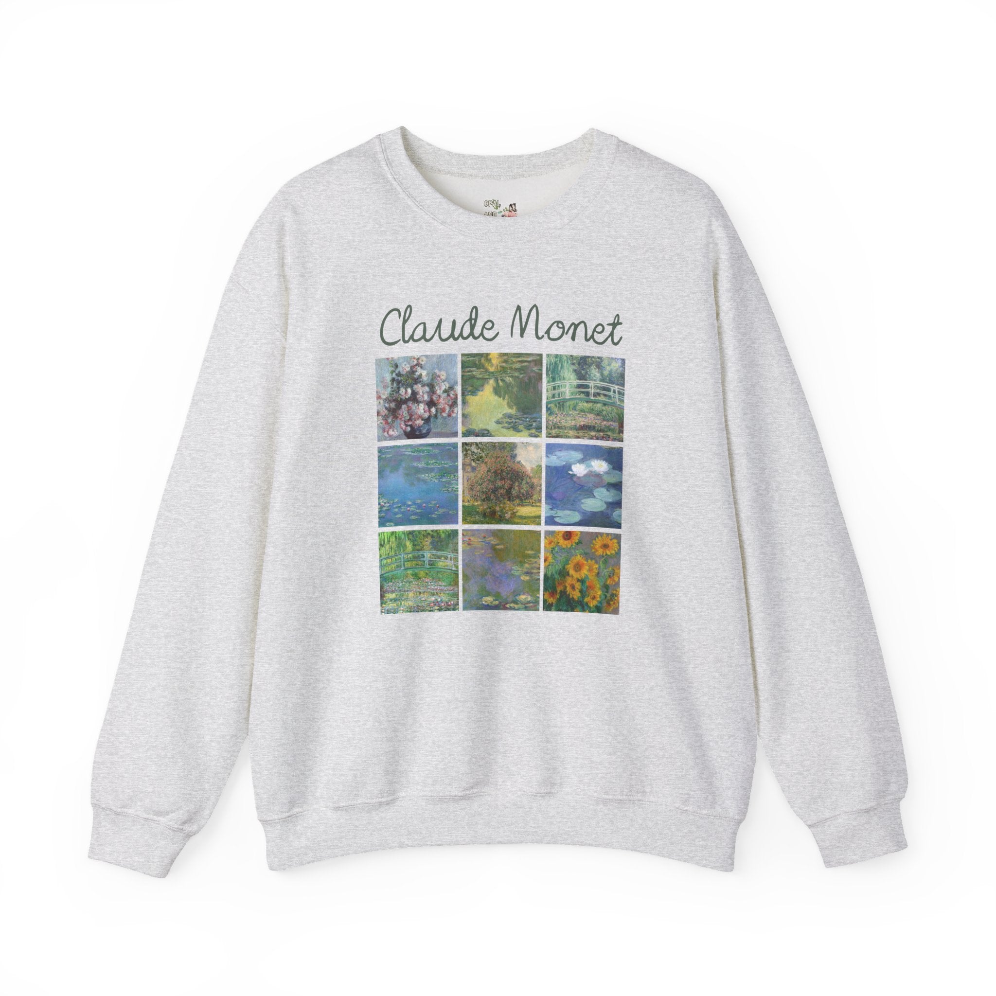 Cute Claude Monet Sweatshirt, Art Historian or Friend Who Loves Art, French History Professor or Artist, 19th Century Impressionist Artist - Opal and June